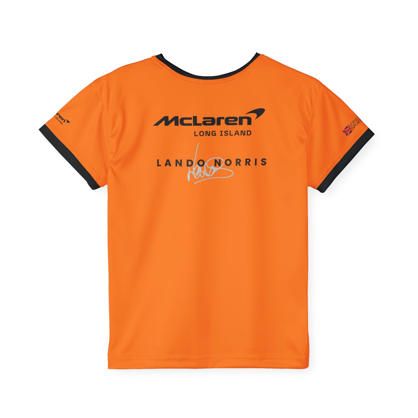 Kids Sports Jersey - Lando Norris Formula 1 inspired Design for Young Speed Enthusiasts