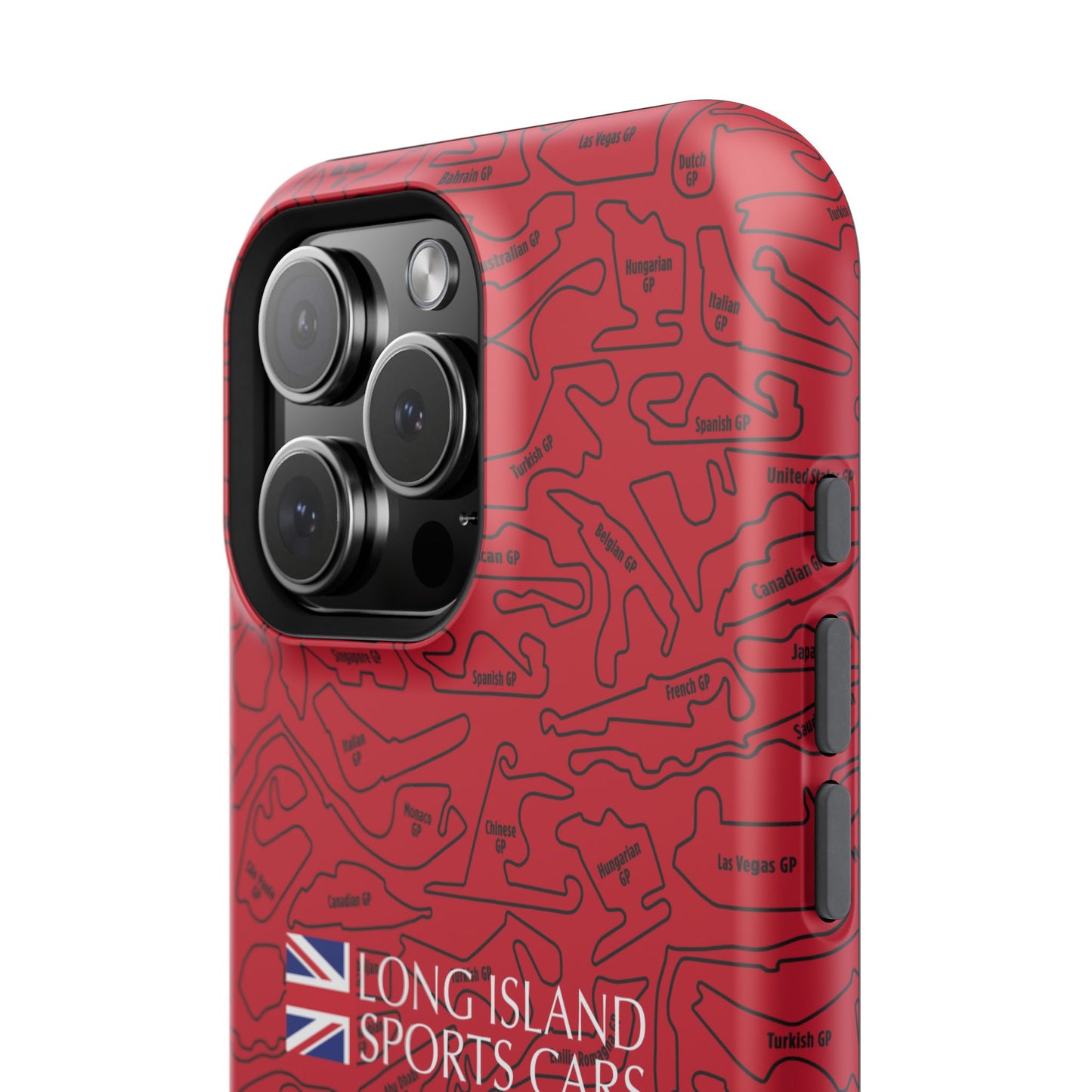 Long Island Sports Cars F1 race Track Inspired Impact-Resistant Phone Case