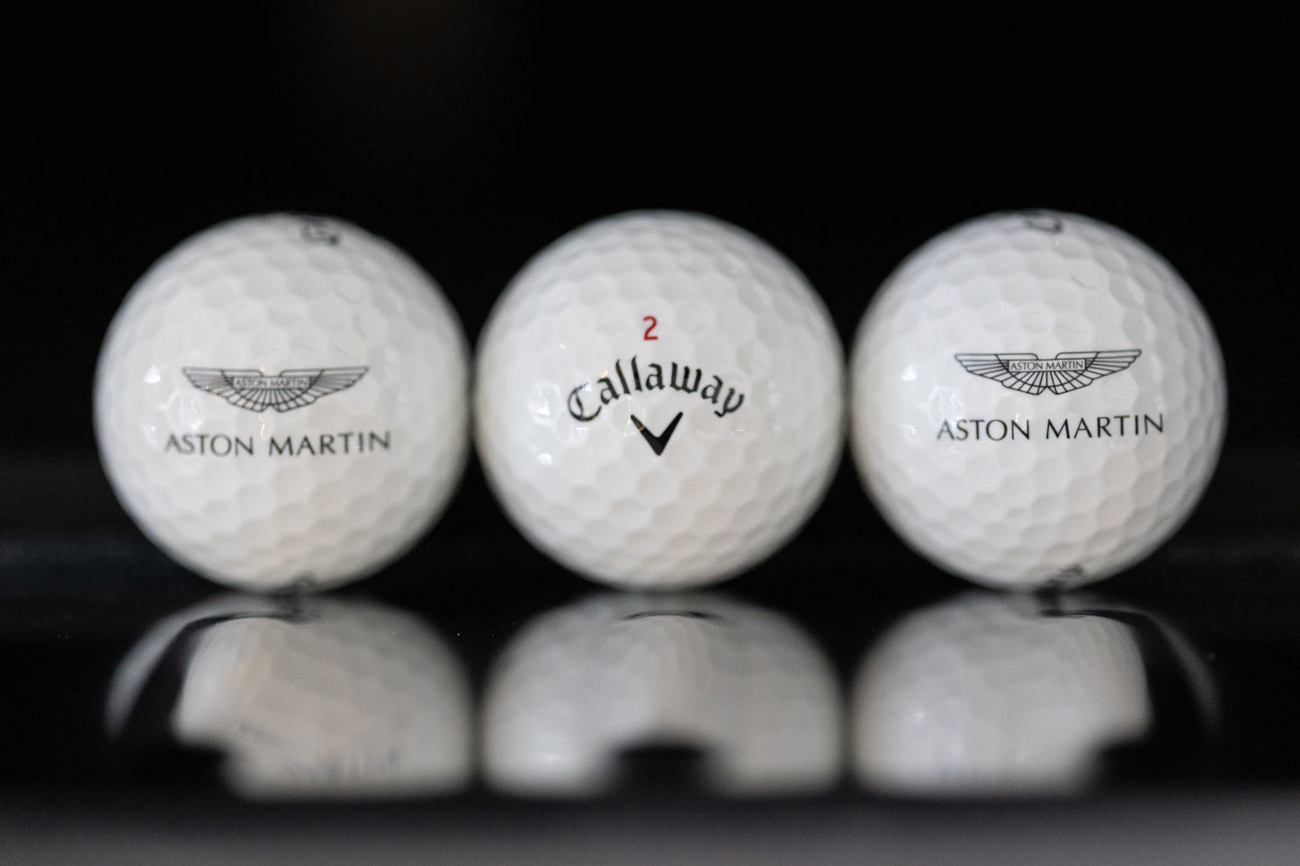Aston Martin Callaway Golf Balls(set of 3) Where Performance Meets Prestige