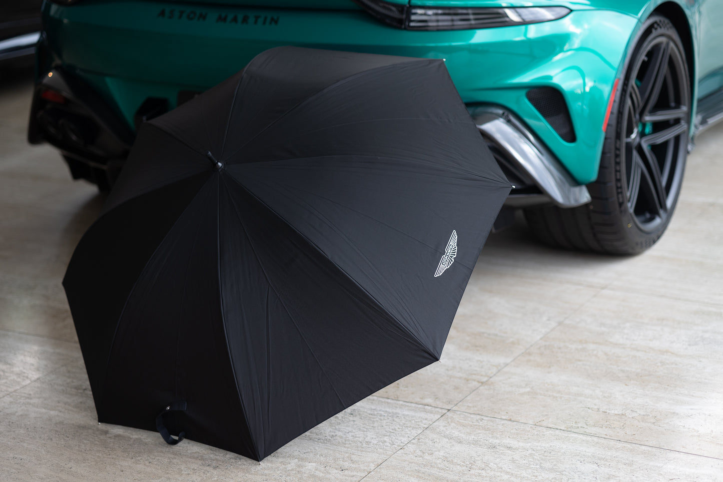 NEW Aston Martin Carbon Fibre Umbrella