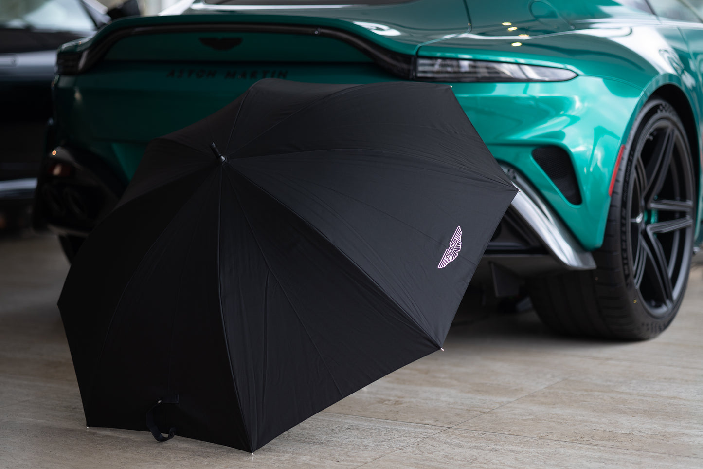 NEW Aston Martin Carbon Fibre Umbrella