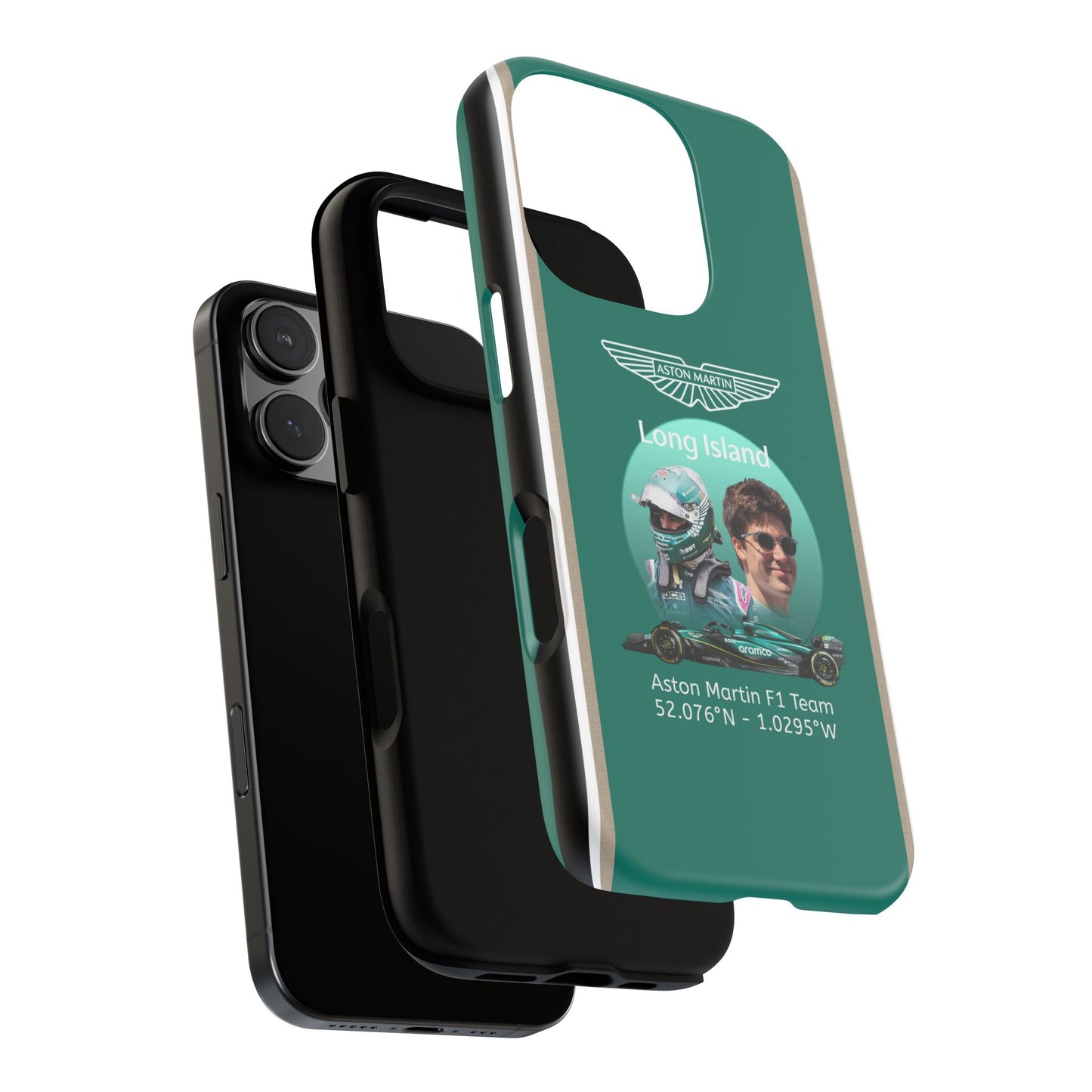 Aston Martin Long Island F1 inspired Lance Stroll Impact-Resistant Phone Case - Sleek & Stylish