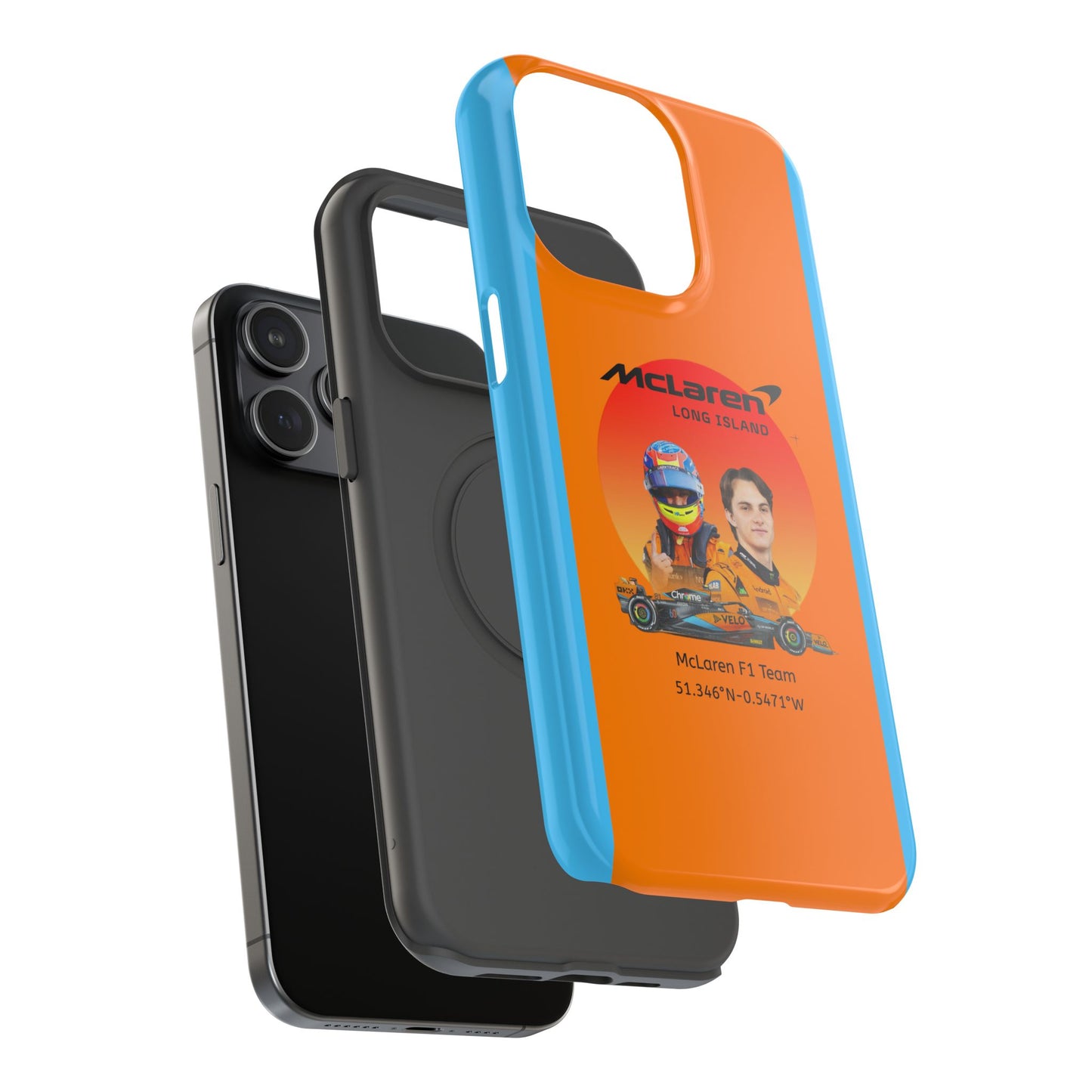 McLaren Long Island McLaren F1 inspired Oscar Piastri Impact-Resistant Phone Case - Sleek & Stylish