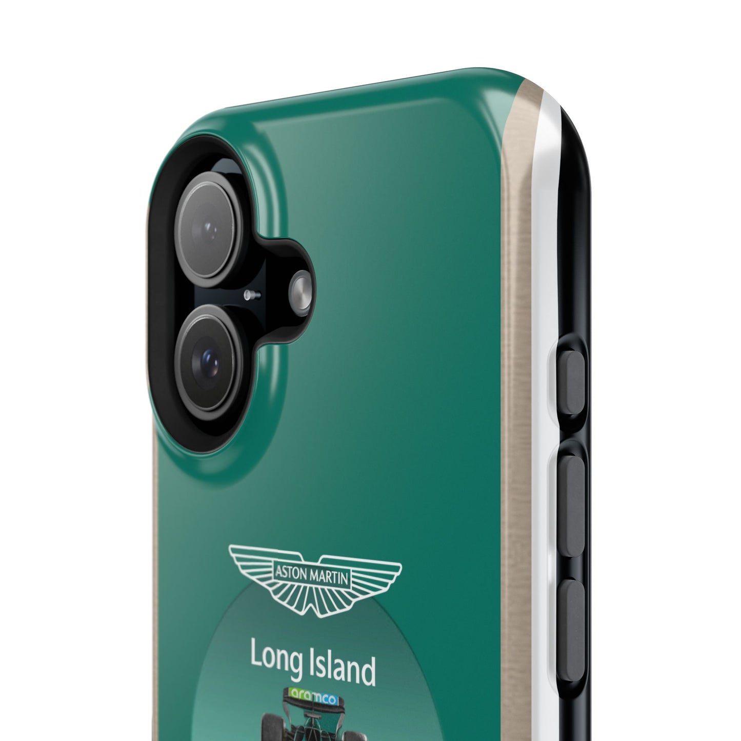 Aston Martin Long Island Formula 1 inspired Impact-Resistant Phone Case - Sleek & Stylish