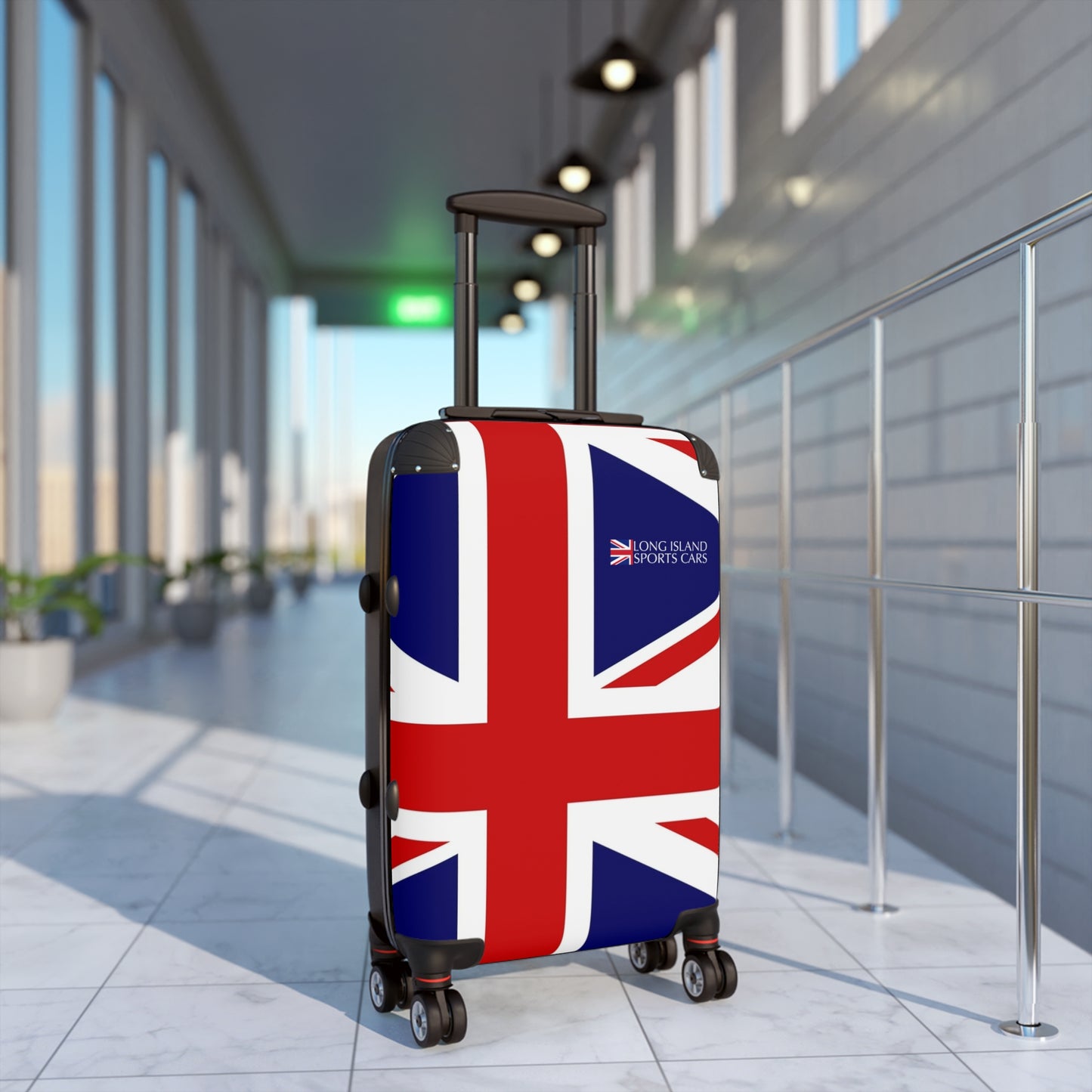 Long Island Sports Cars Flag Suitcase