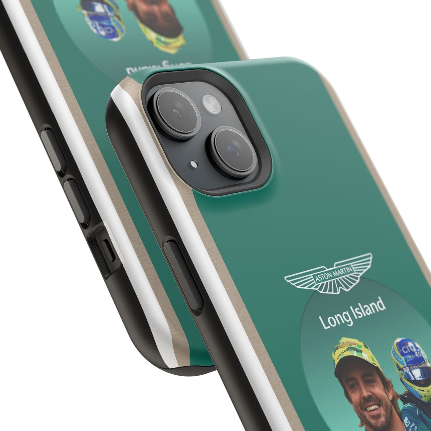 Aston Martin Long Island F1 inspired Fernando Alonso Impact-Resistant Phone Case - Sleek & Stylish