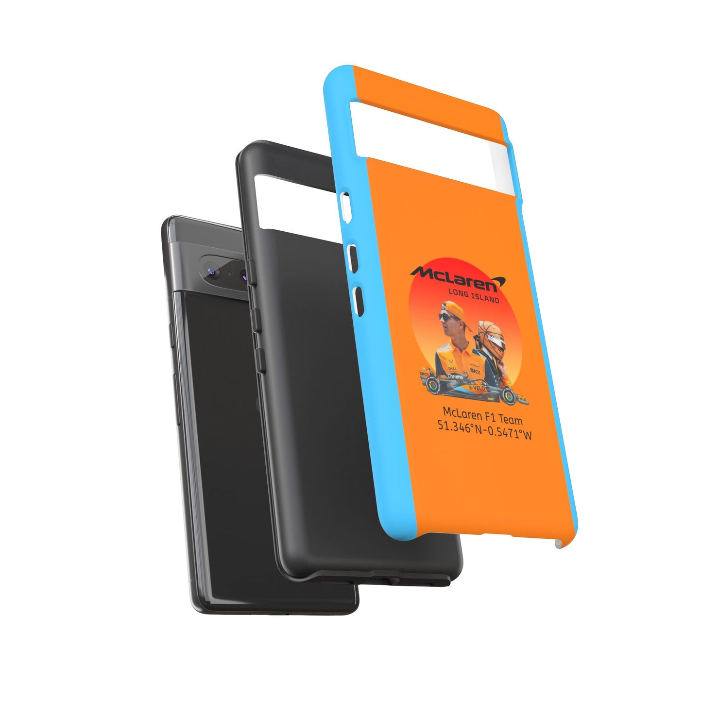 McLaren Long Island McLaren F1 inspired Lando Norris Impact-Resistant Phone Case - Sleek & Stylish