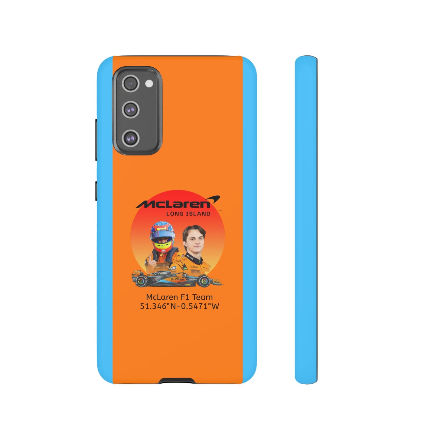McLaren Long Island McLaren F1 inspired Oscar Piastri Impact-Resistant Phone Case - Sleek & Stylish