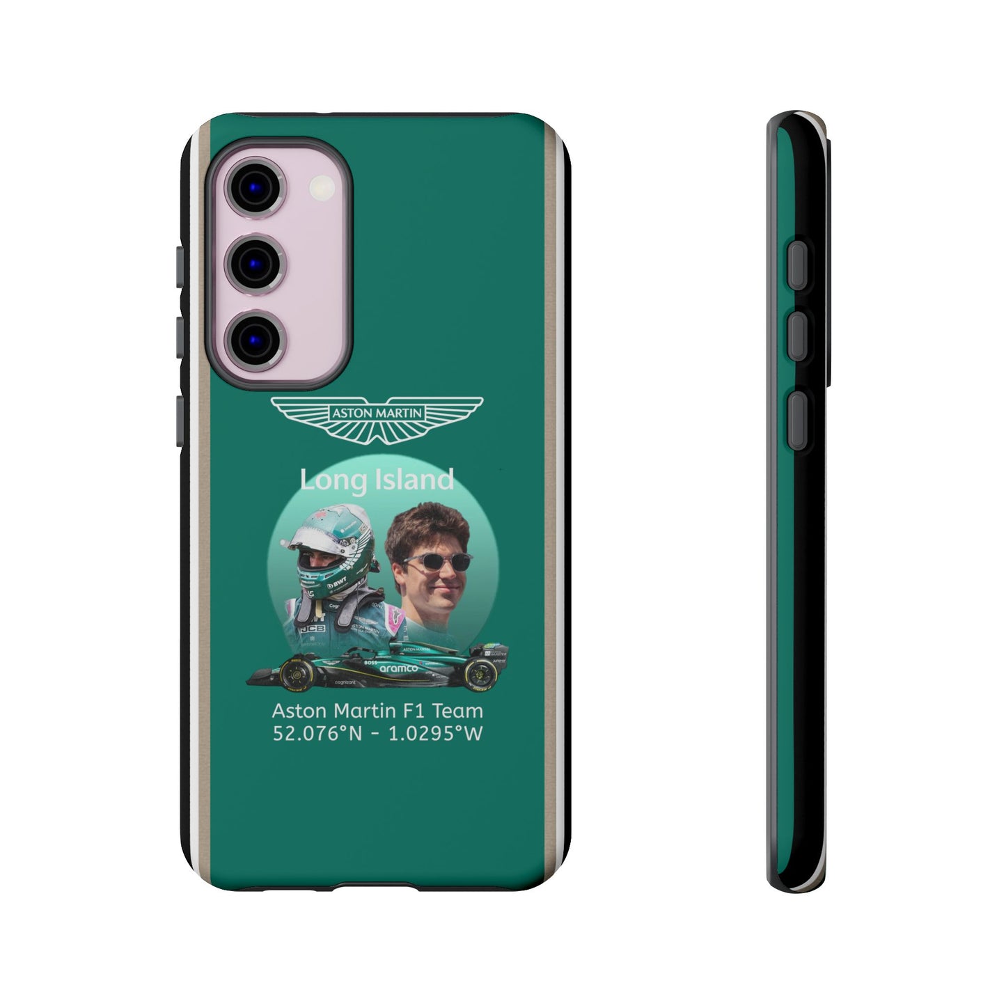 Aston Martin Long Island F1 inspired Lance Stroll Impact-Resistant Phone Case - Sleek & Stylish