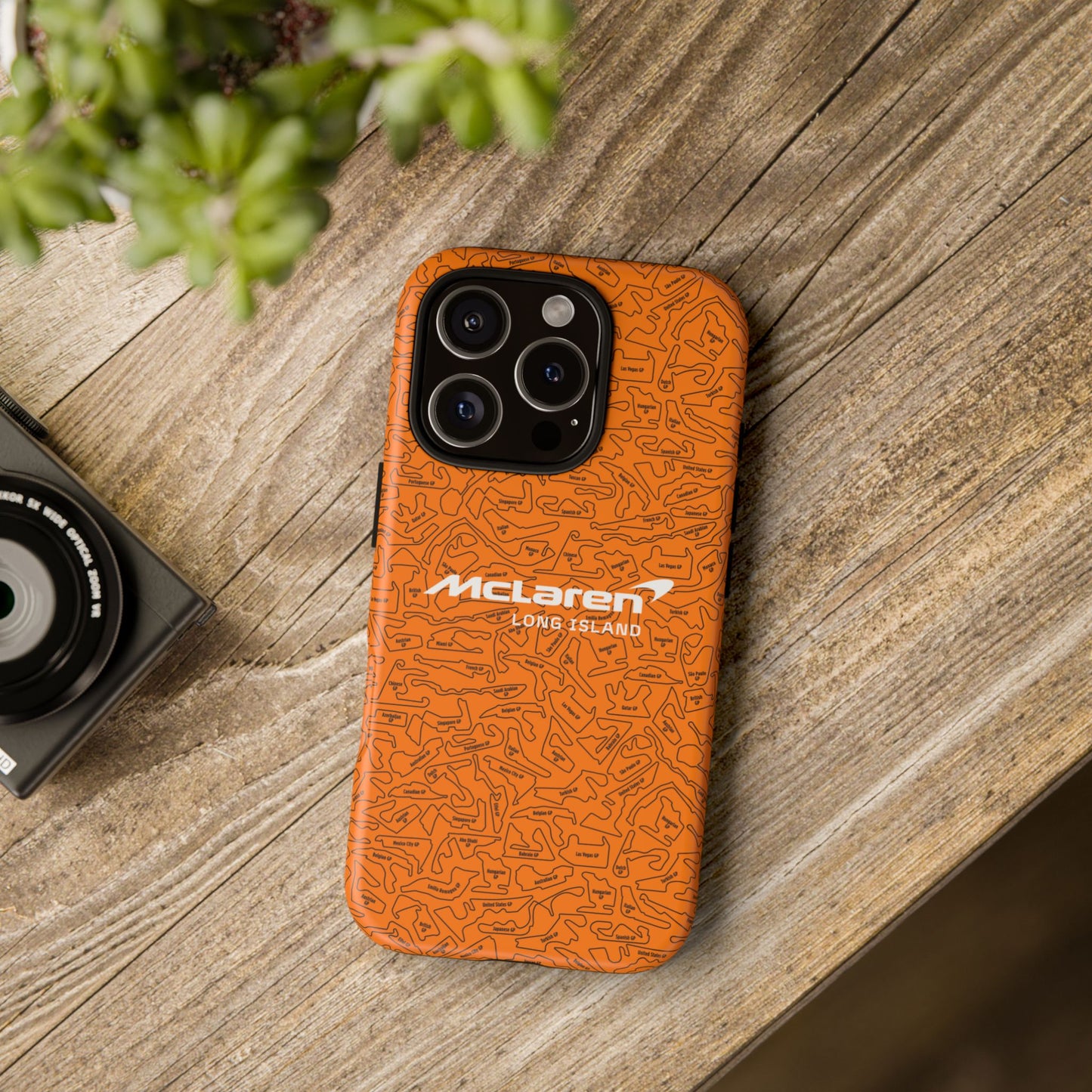 McLaren Long Island F1 race Track Inspired Impact-Resistant Phone Case