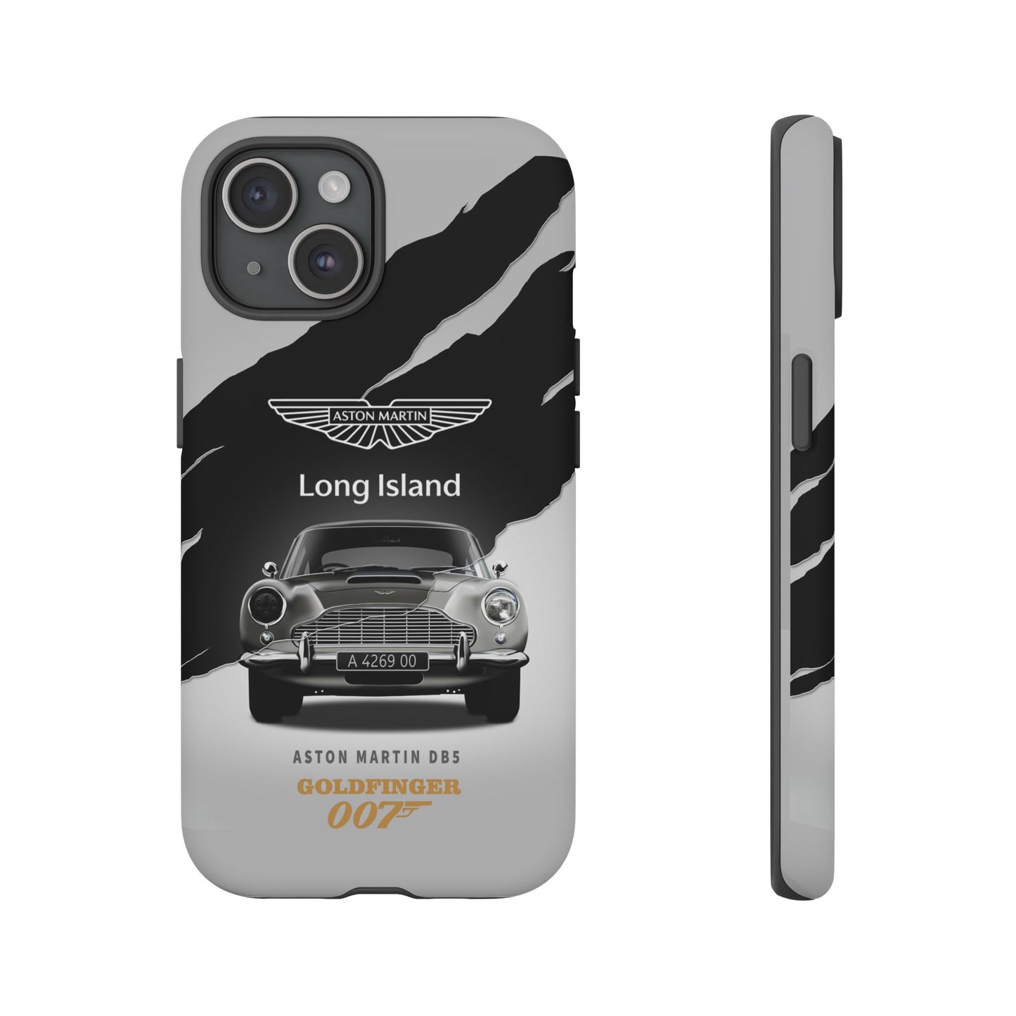 Aston Martin Long Island Phone Case Aston Martin DB5 Goldfinger 007 inspired Phone case (iPhone 8-17)