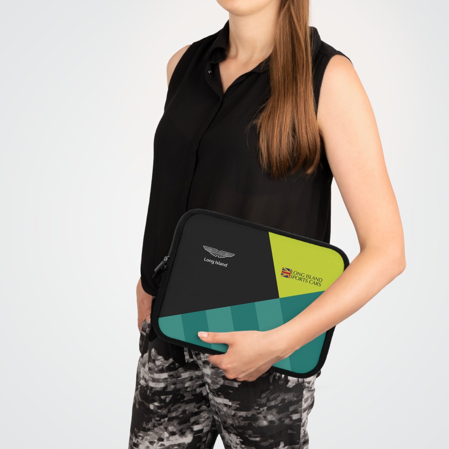 Aston Martin Long Island AM Green Laptop Sleeve