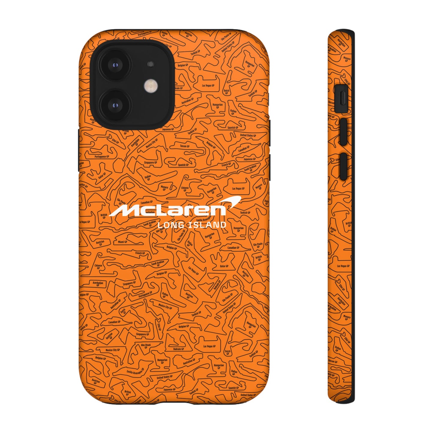 McLaren Long Island F1 race Track Inspired Impact-Resistant Phone Case