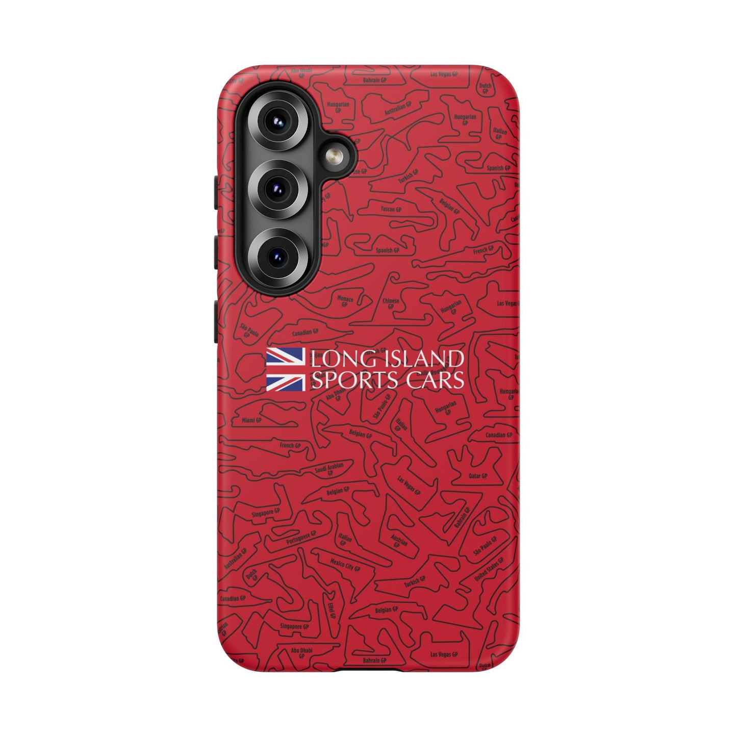 Long Island Sports Cars F1 race Track Inspired Impact-Resistant Phone Case
