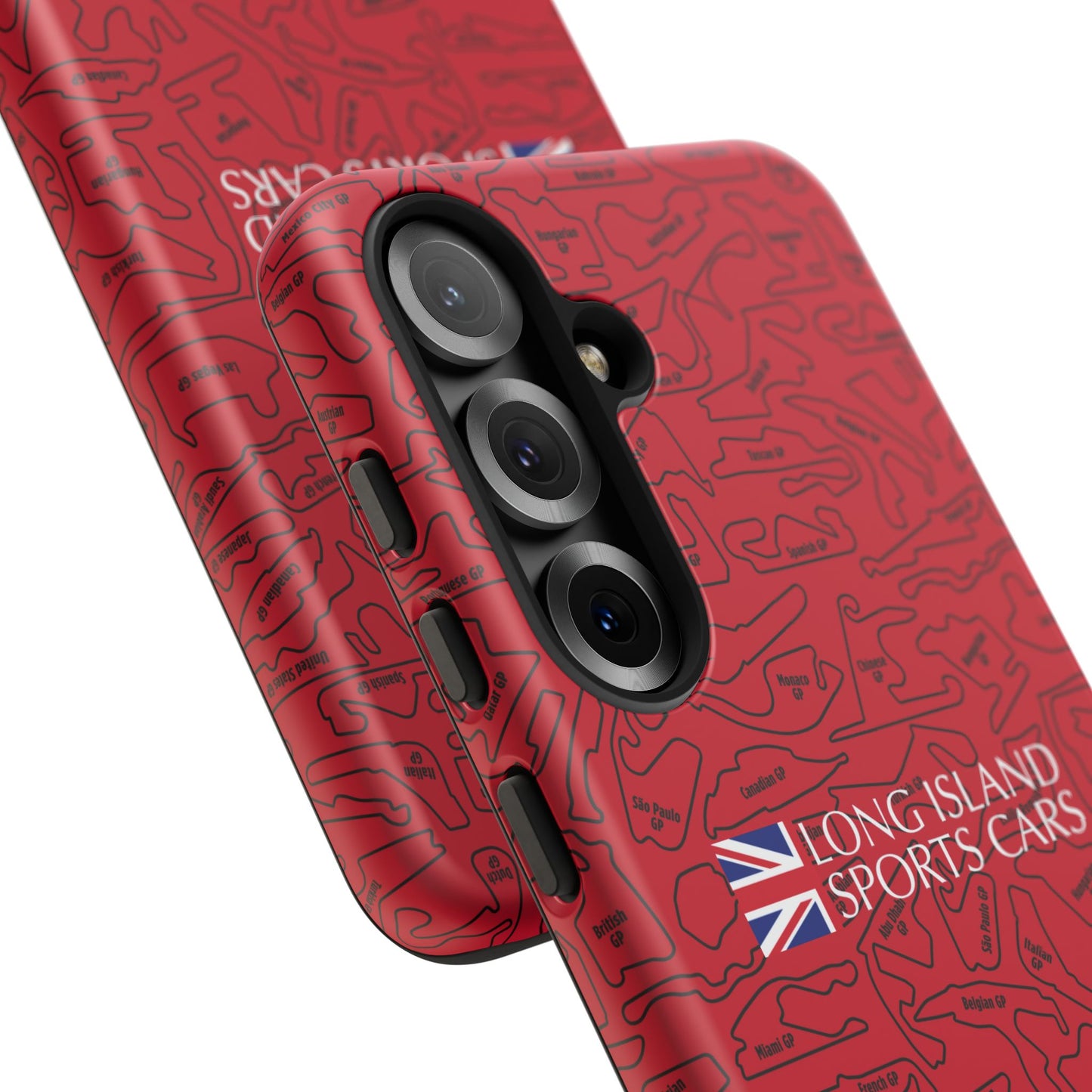 Long Island Sports Cars F1 race Track Inspired Impact-Resistant Phone Case