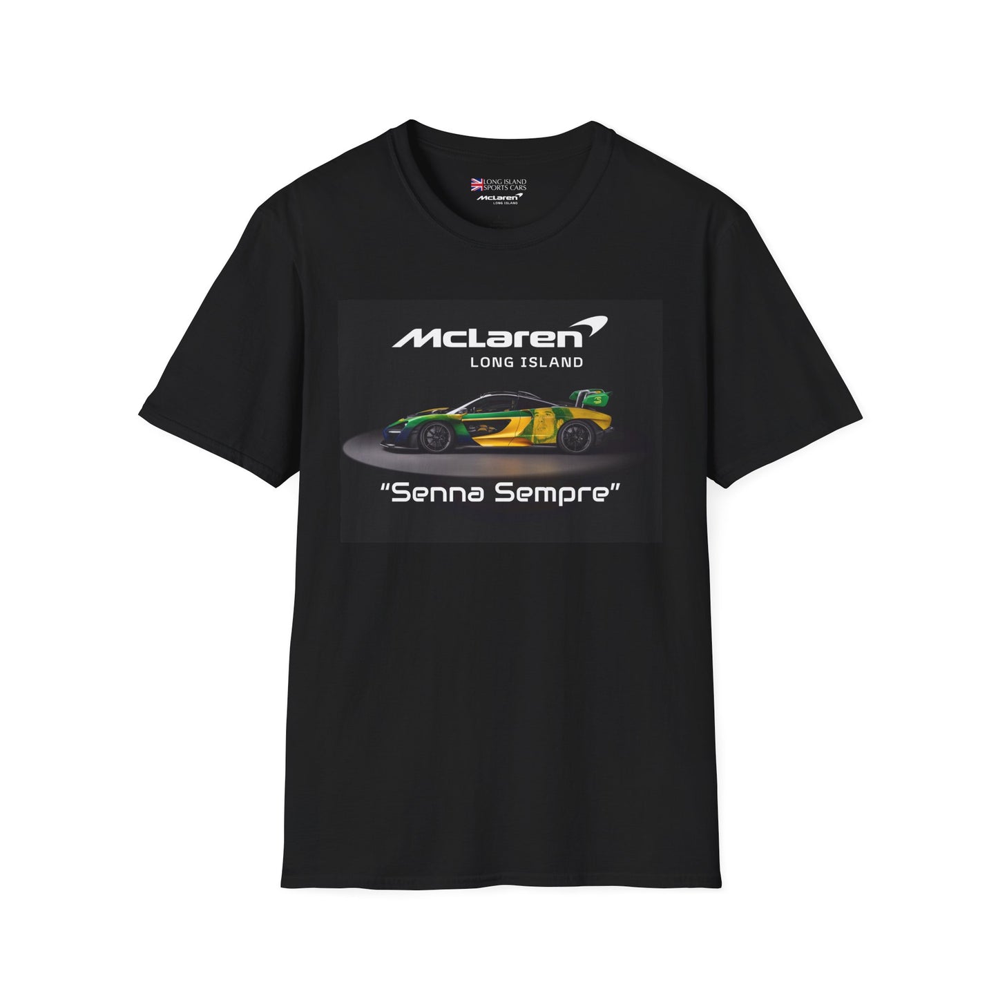 McLaren Long Island  “Senna Sempre” McLaren Inspired Unisex T-Shirt