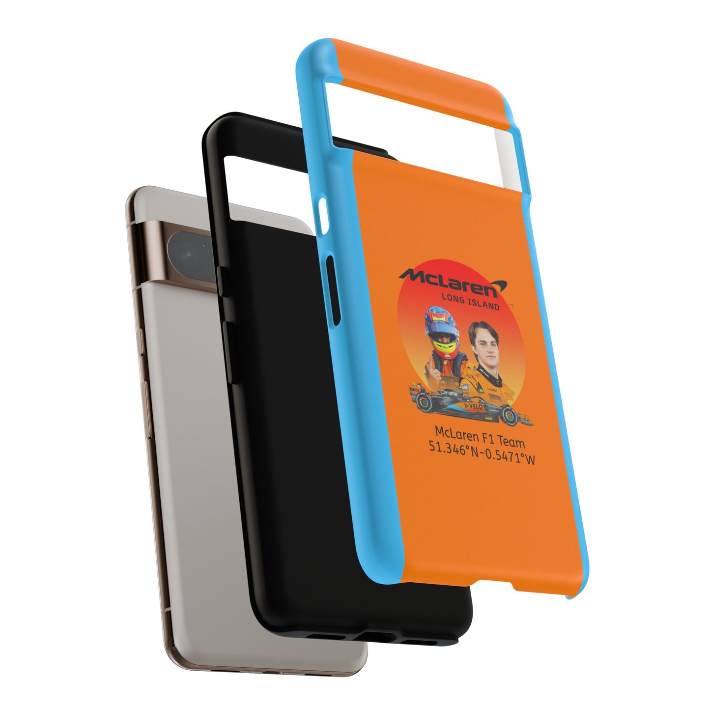 McLaren Long Island McLaren F1 inspired Oscar Piastri Impact-Resistant Phone Case - Sleek & Stylish