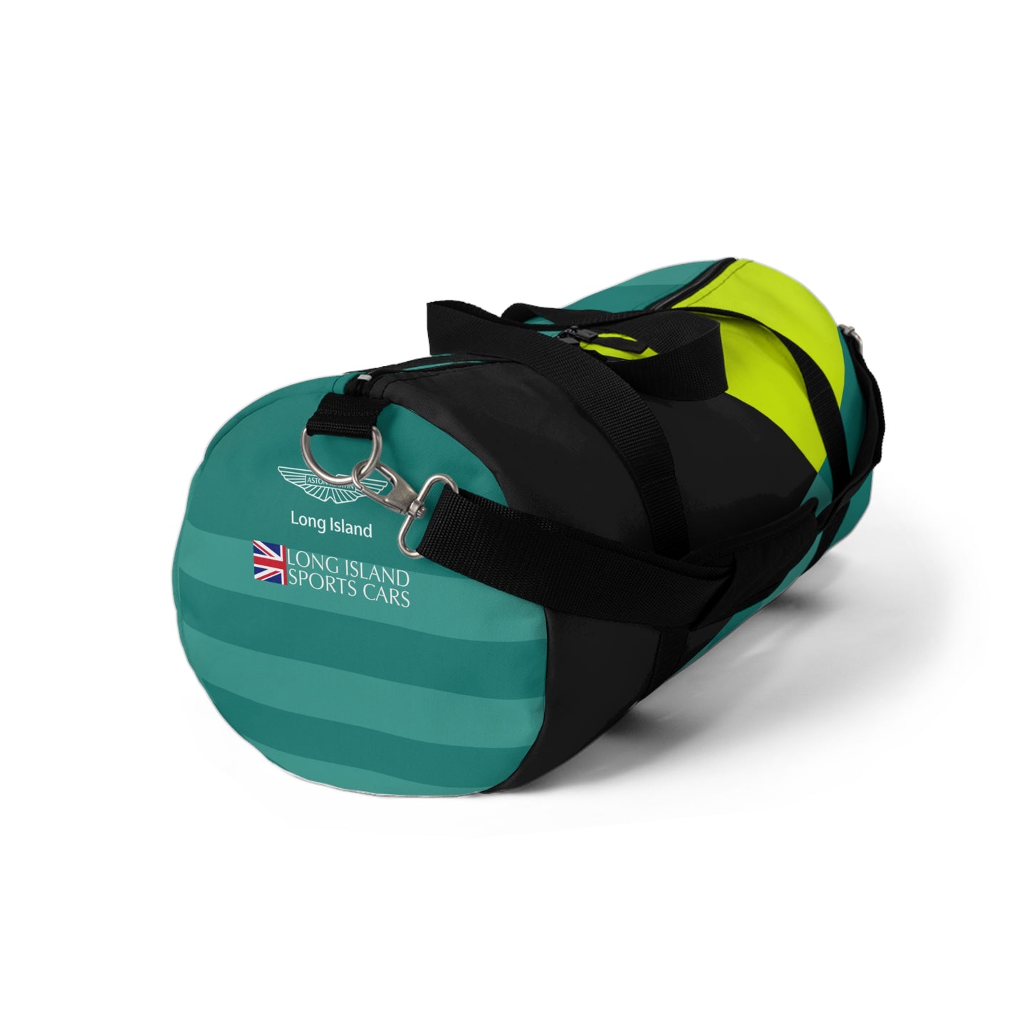 Aston Martin Long Island Vibrant AM Green Travel Duffel Bag