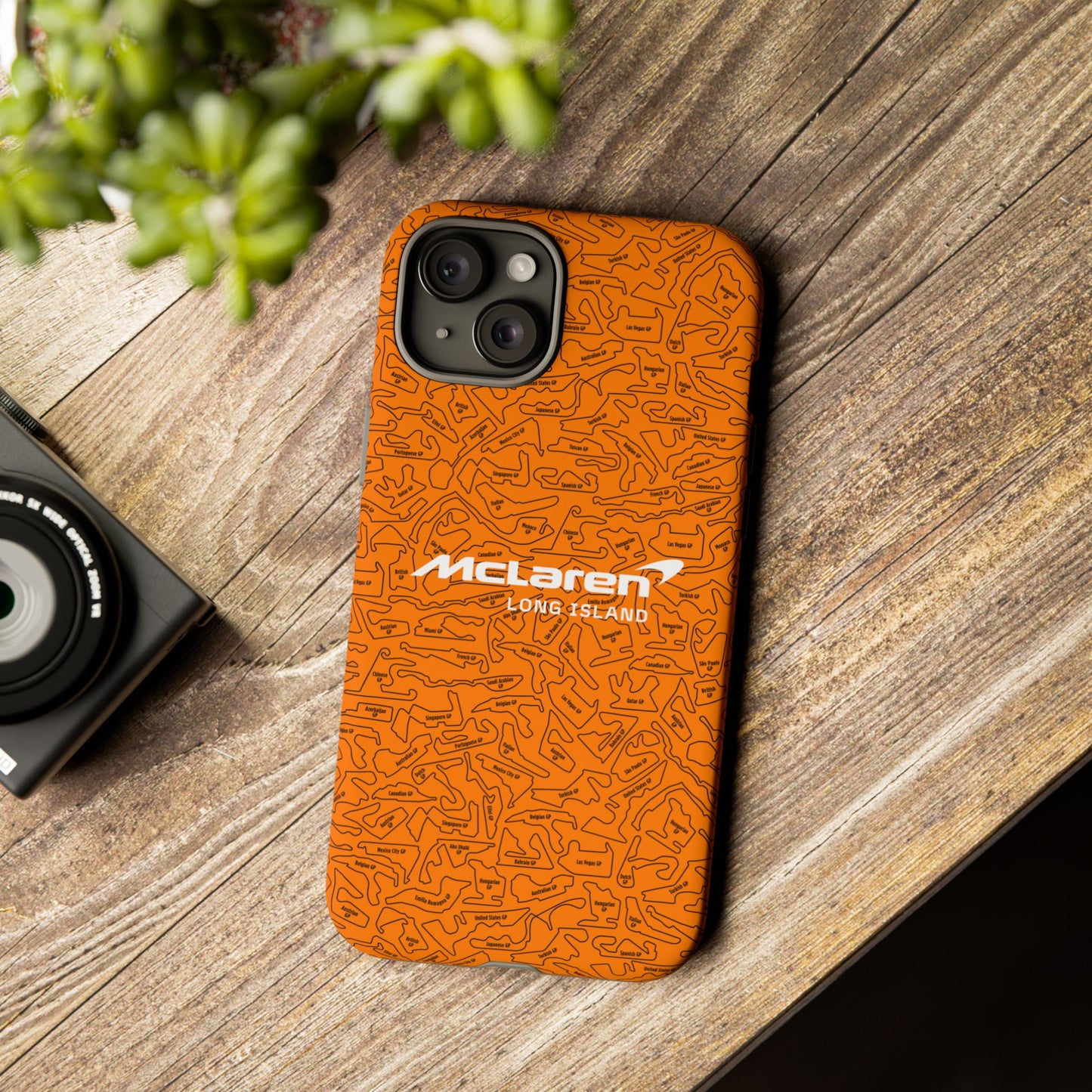McLaren Long Island F1 race Track Inspired Impact-Resistant Phone Case