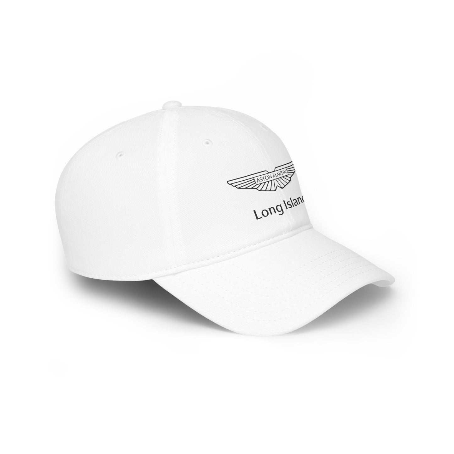 Aston Martin Long Island Stylish Low Profile Baseball Cap / White