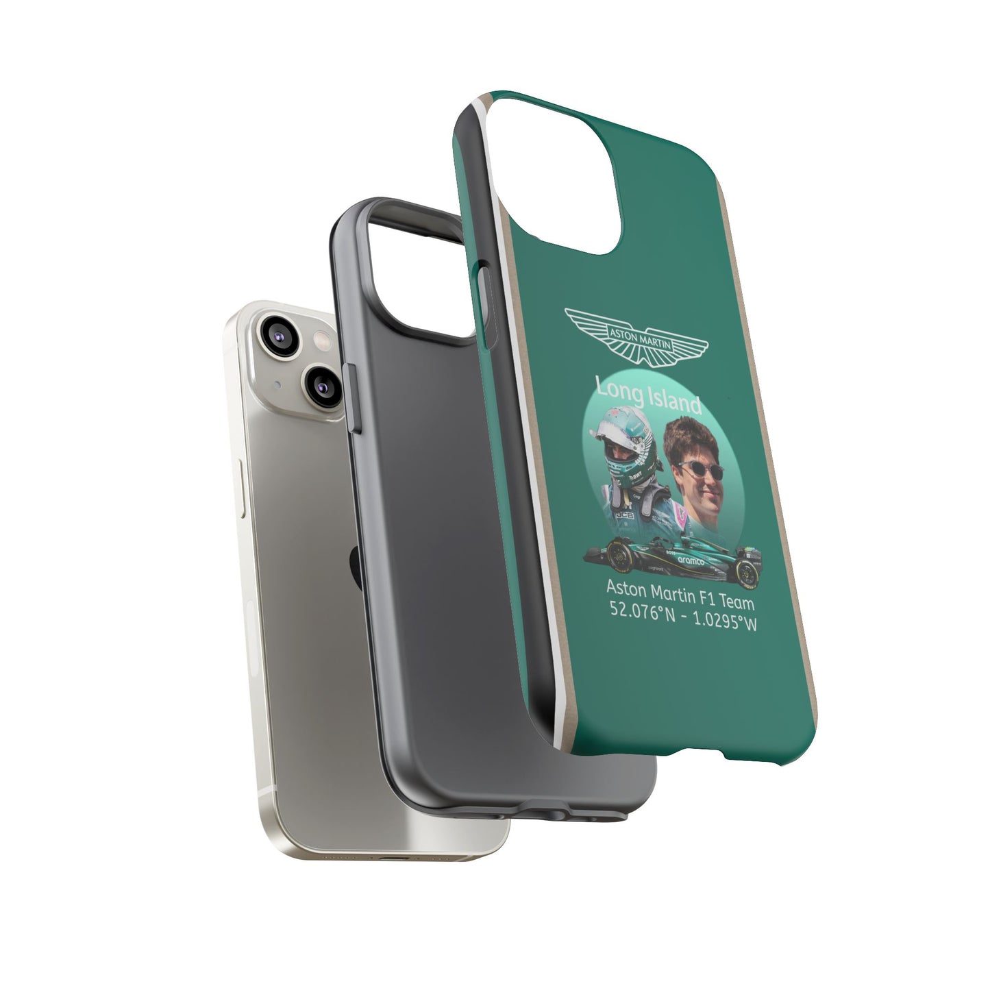 Aston Martin Long Island F1 inspired Lance Stroll Impact-Resistant Phone Case - Sleek & Stylish