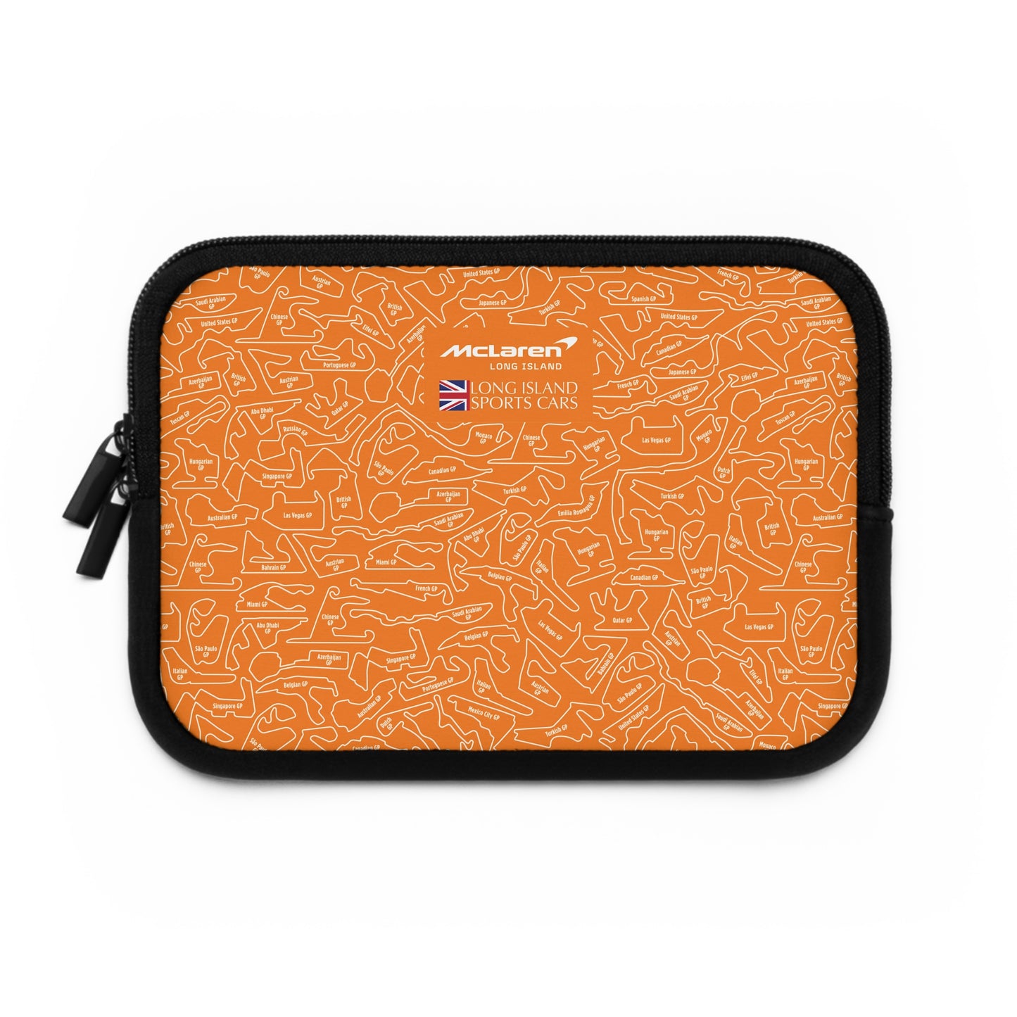 Long Island Sports Cars |McLaren Long Island | F1 Racetrack Laptop Sleeve