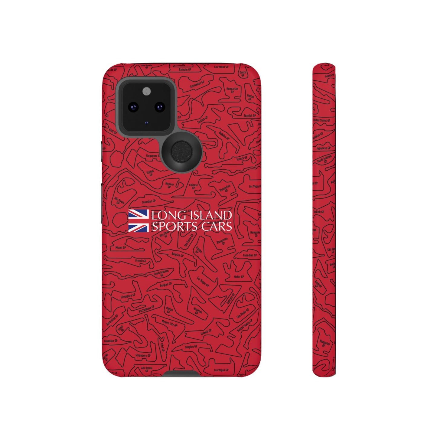 Long Island Sports Cars F1 race Track Inspired Impact-Resistant Phone Case