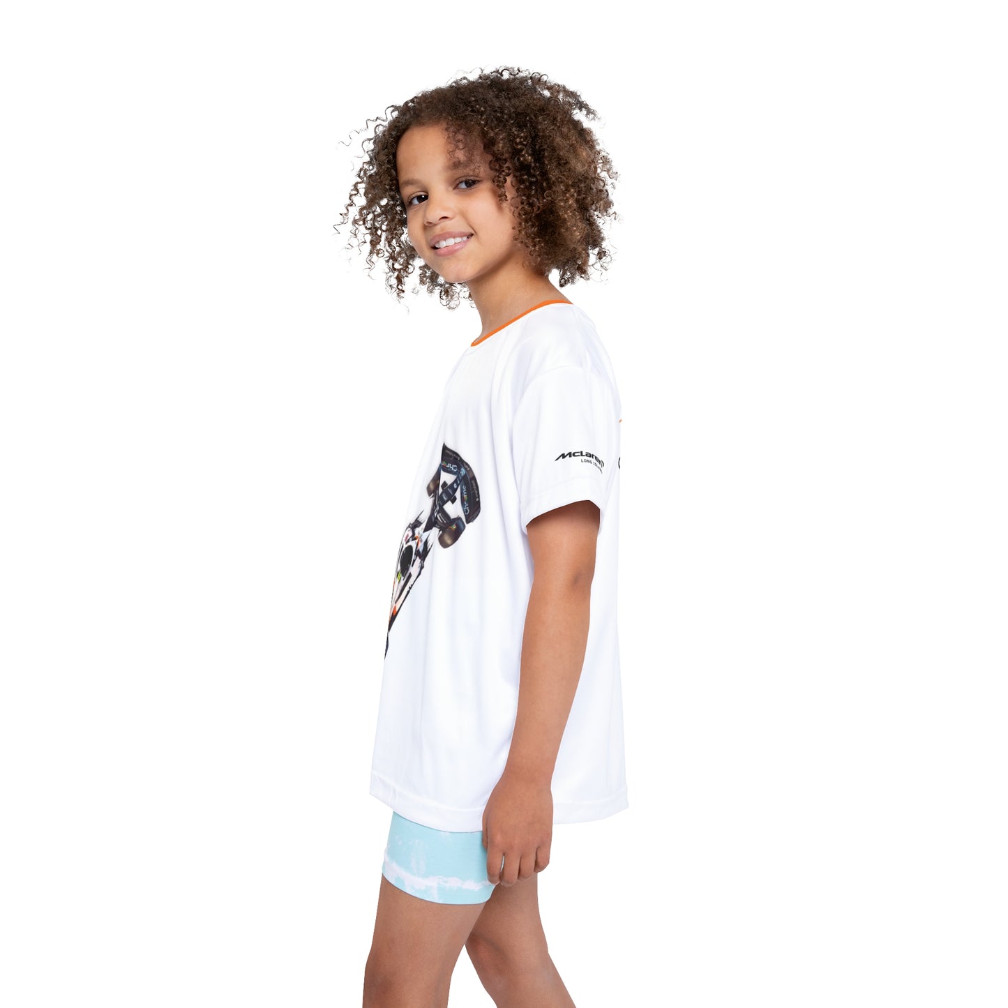 Kids Sports Jersey - Oscar Piastri Formula 1 inspired Design for Young Speed Enthusiasts