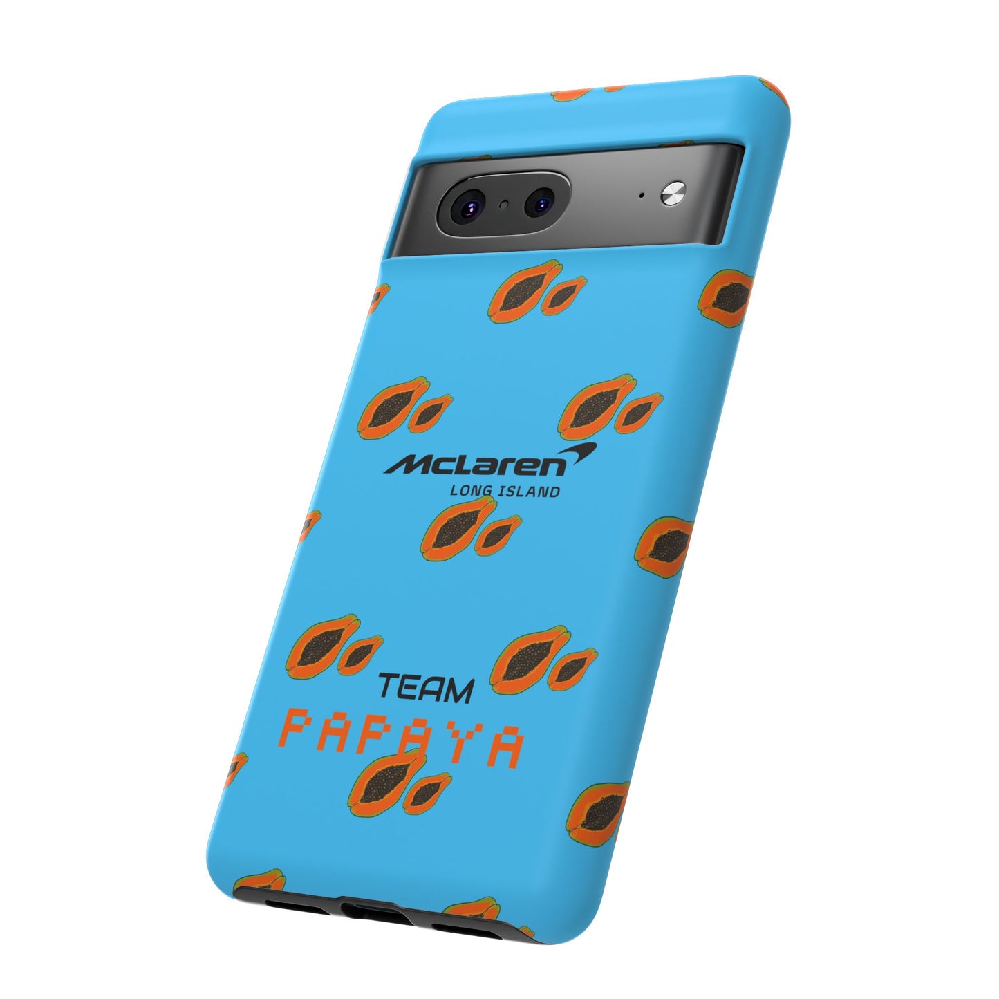 McLaren Long Island Team Papaya Impact-Resistant Phone Case - Sleek & Stylish