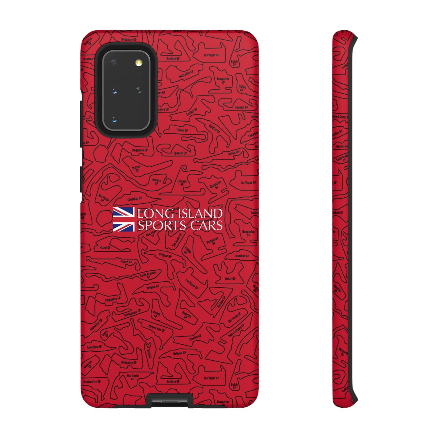 Long Island Sports Cars F1 race Track Inspired Impact-Resistant Phone Case