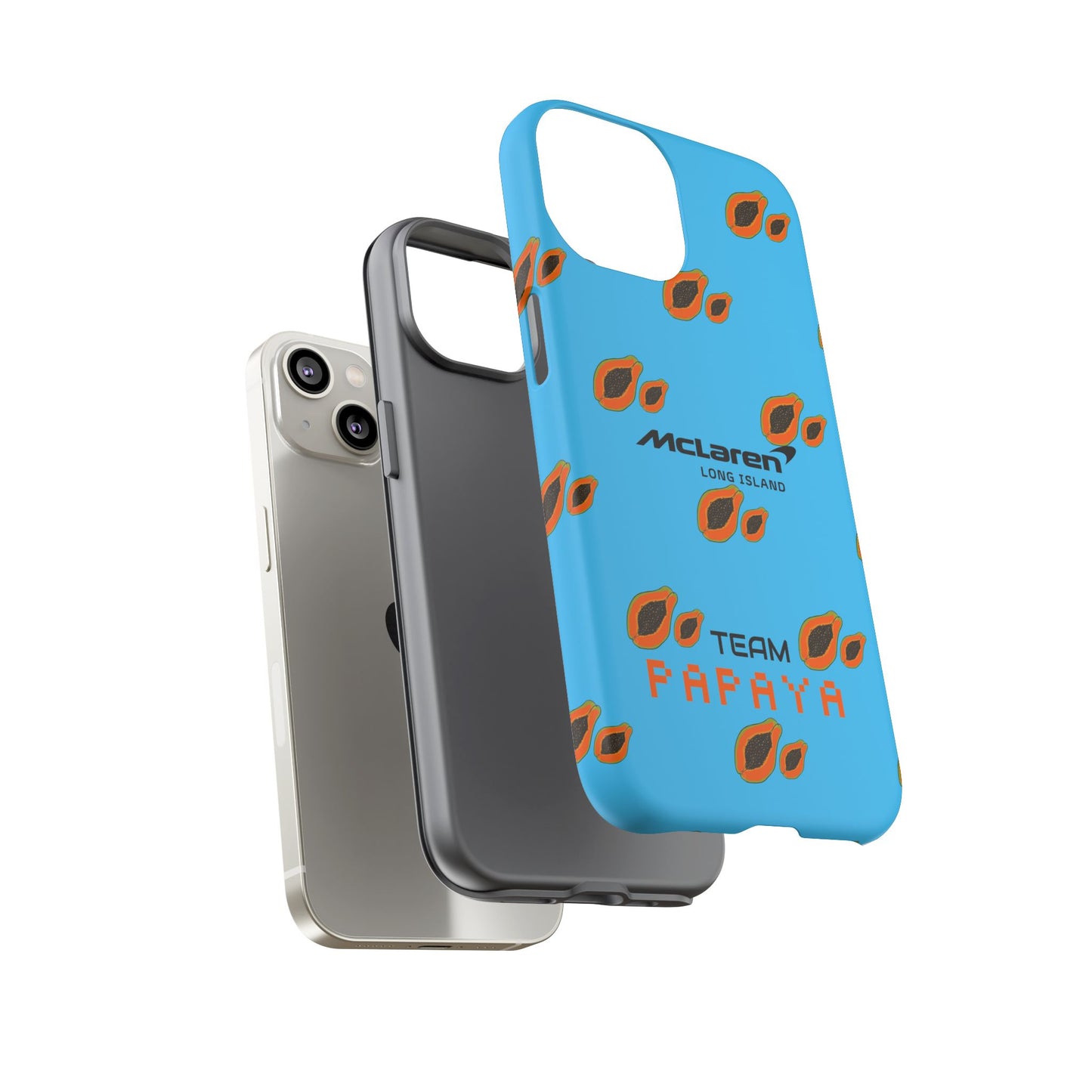 McLaren Long Island Team Papaya Impact-Resistant Phone Case - Sleek & Stylish