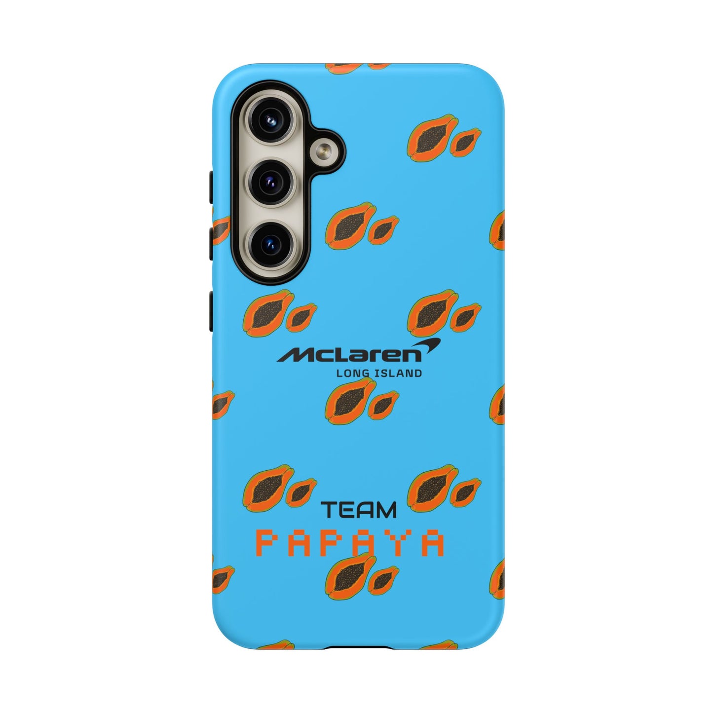 McLaren Long Island Team Papaya Impact-Resistant Phone Case - Sleek & Stylish