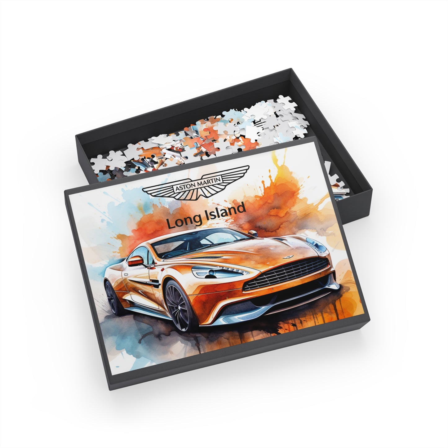 Aston Martin Long Island Vanquish Inspired Puzzle - 96, 252, 500, 1000-Piece Options
