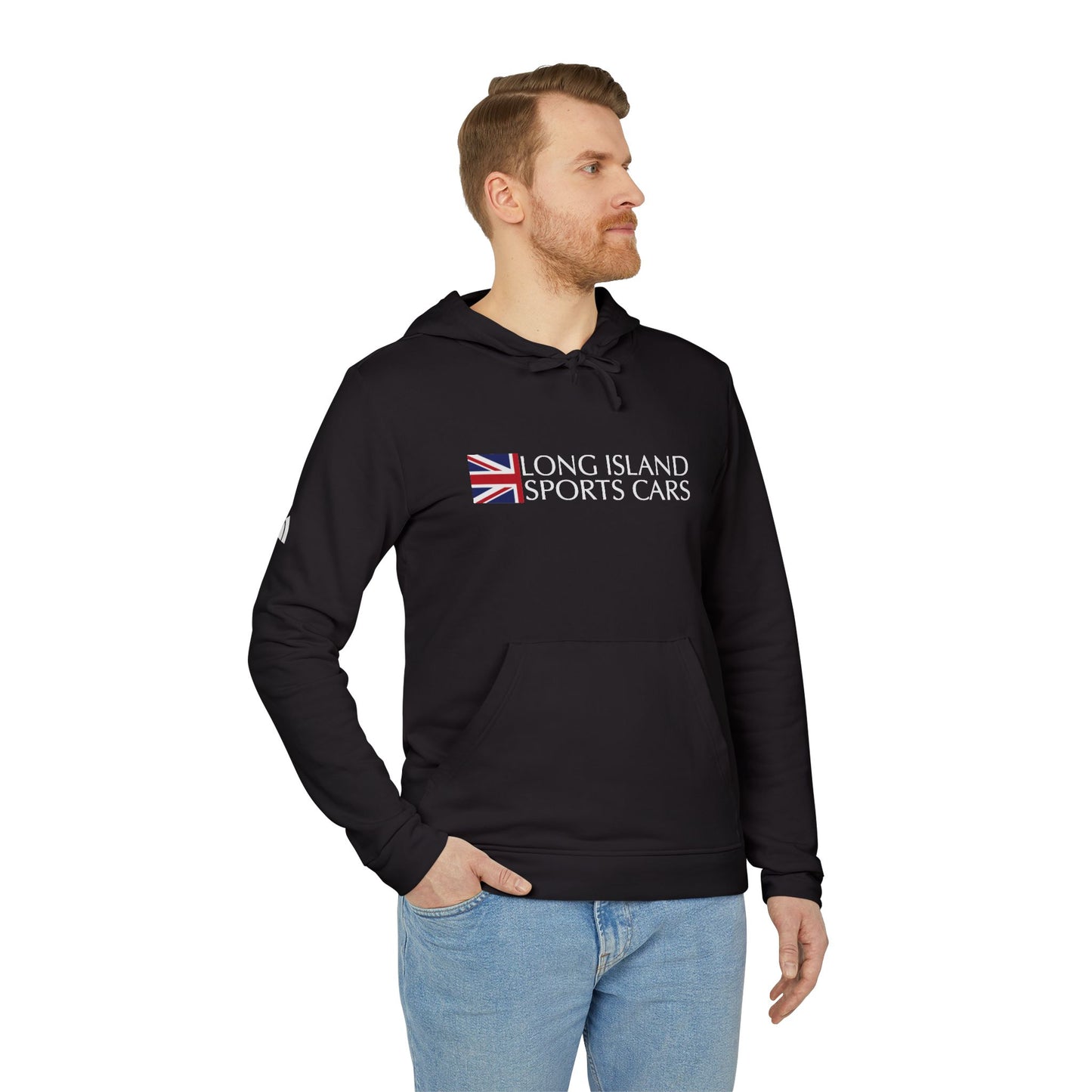 Adidas Long Island Sports Cars|Aston Martin Long Island Fleece Hoodie for Car Enthusiasts