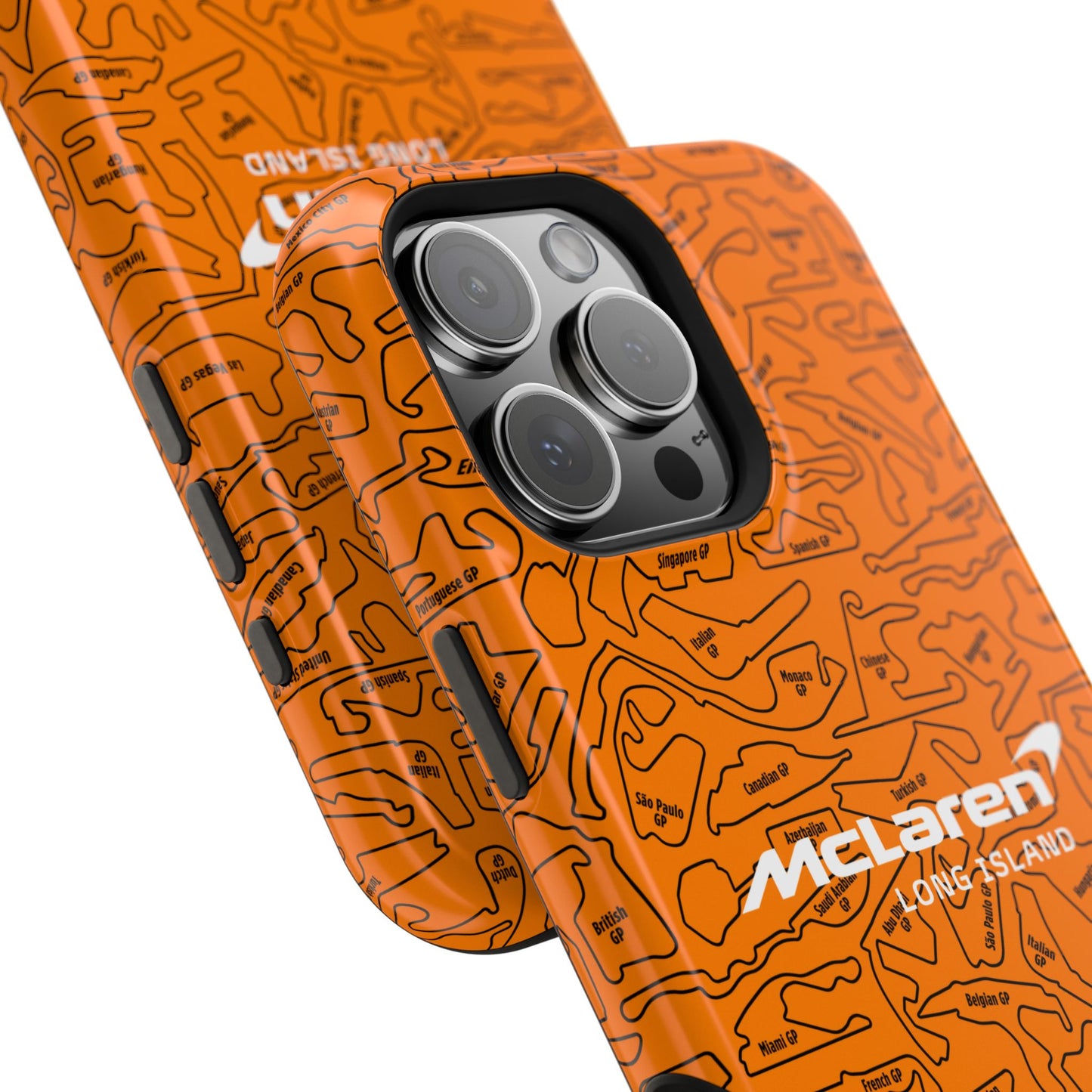 McLaren Long Island F1 race Track Inspired Impact-Resistant Phone Case