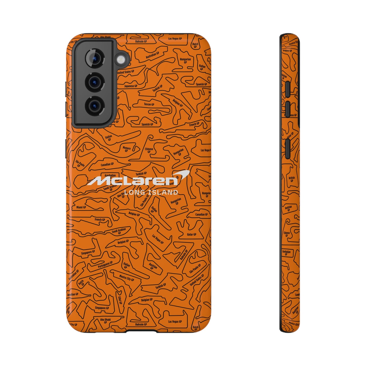 McLaren Long Island F1 race Track Inspired Impact-Resistant Phone Case