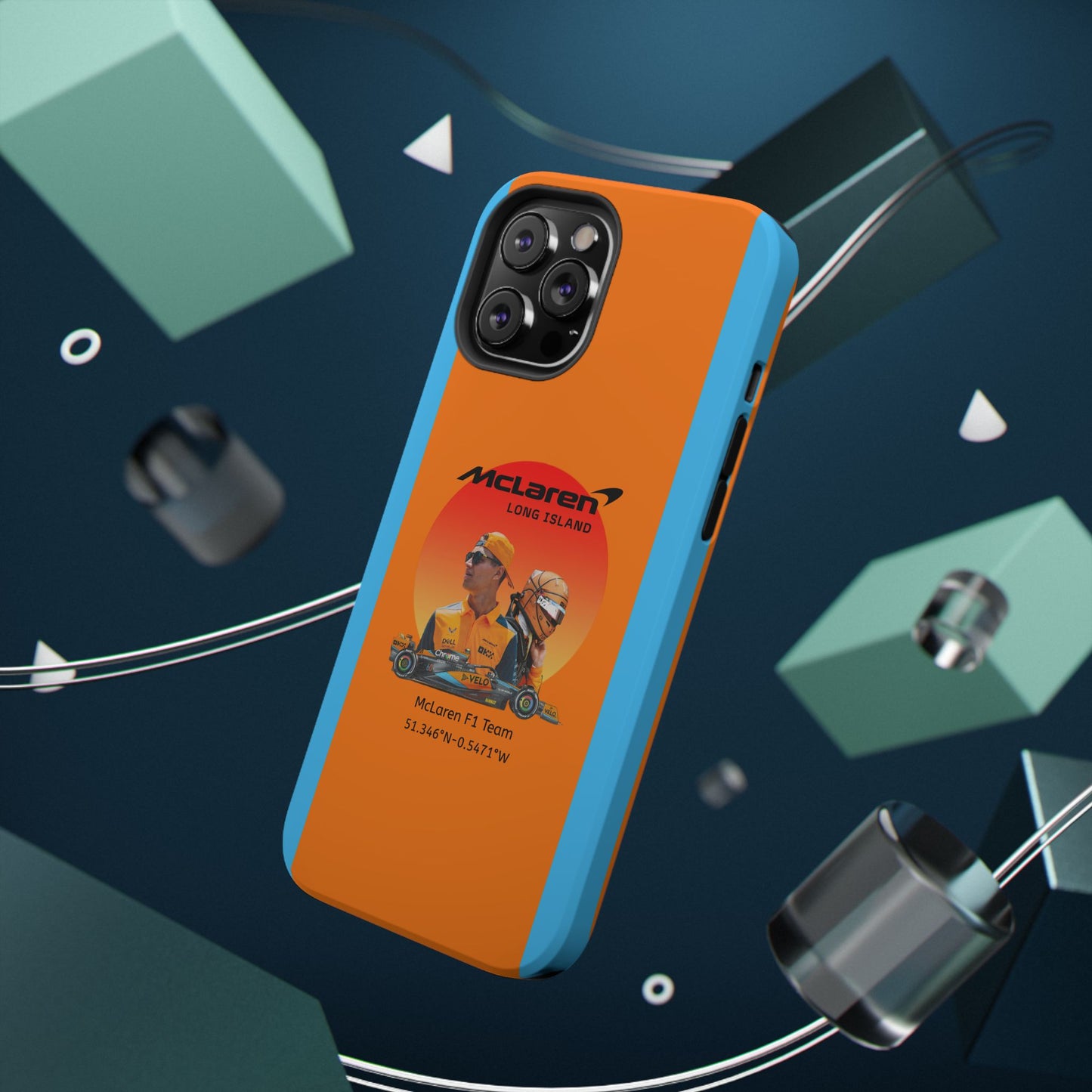 McLaren Long Island McLaren F1 inspired Lando Norris Impact-Resistant Phone Case - Sleek & Stylish