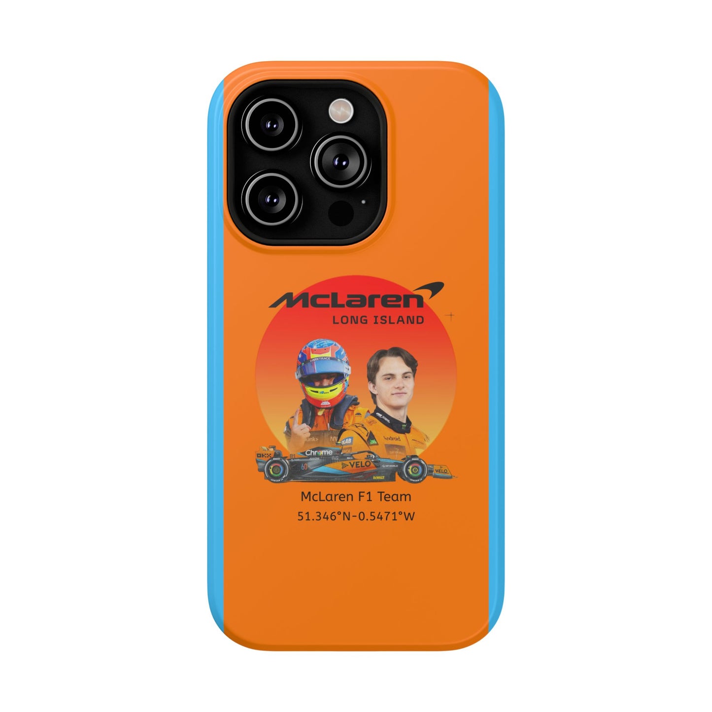 McLaren Long Island McLaren F1 inspired Oscar Piastri Impact-Resistant Phone Case - Sleek & Stylish