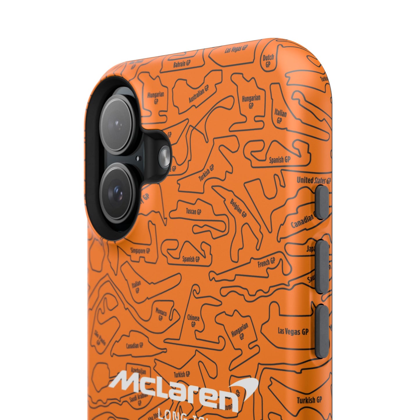 McLaren Long Island F1 race Track Inspired Impact-Resistant Phone Case