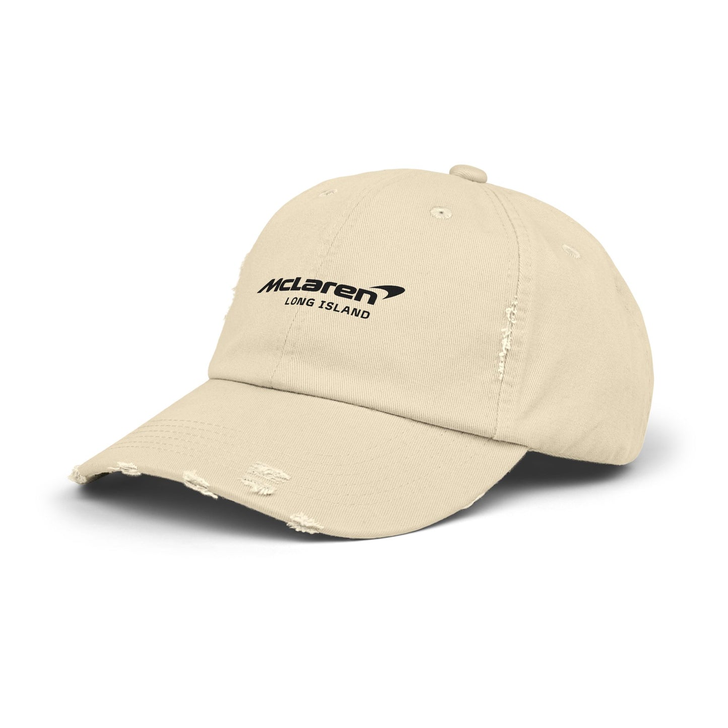 McLaren Long Island Unisex Distressed Cap / Stone