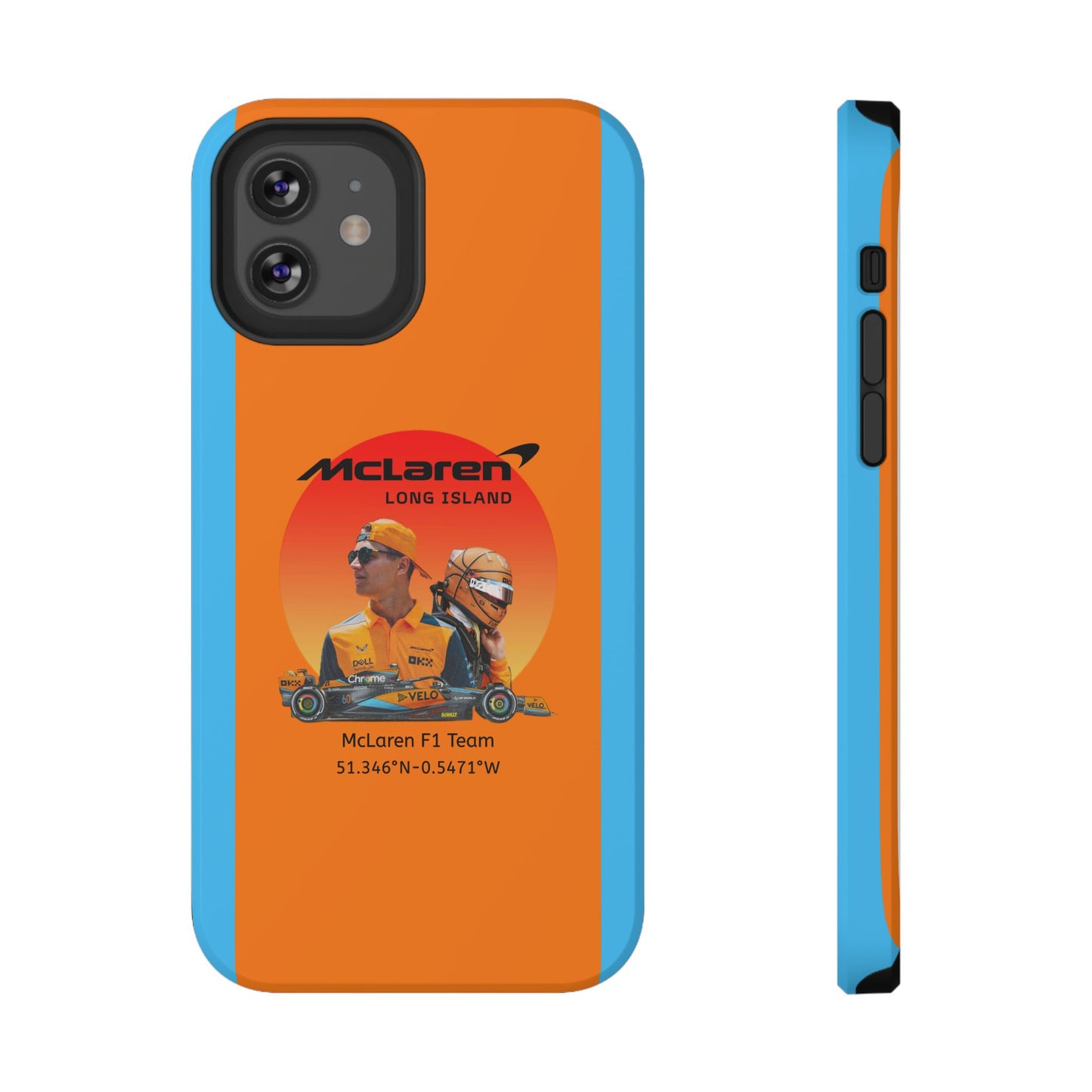 McLaren Long Island McLaren F1 inspired Lando Norris Impact-Resistant Phone Case - Sleek & Stylish