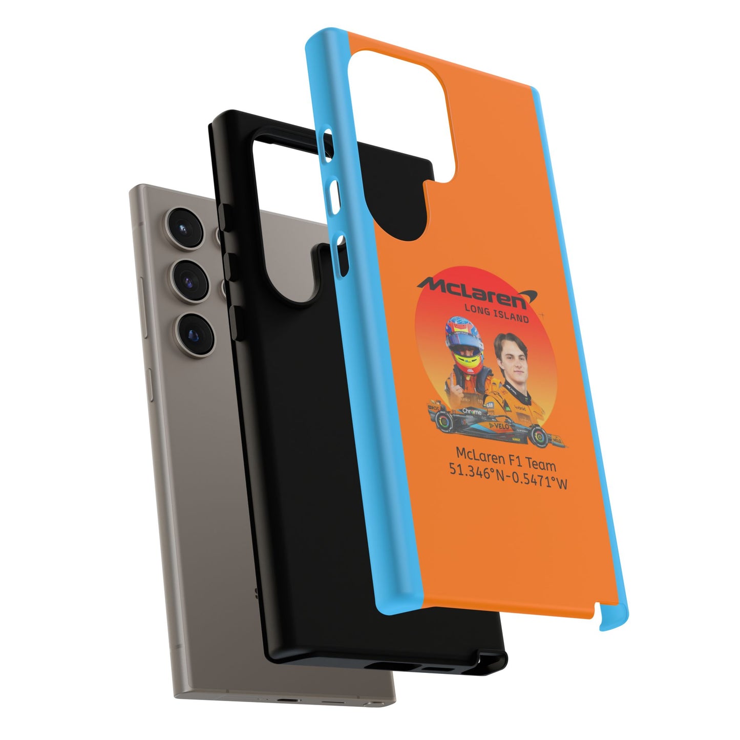 McLaren Long Island McLaren F1 inspired Oscar Piastri Impact-Resistant Phone Case - Sleek & Stylish