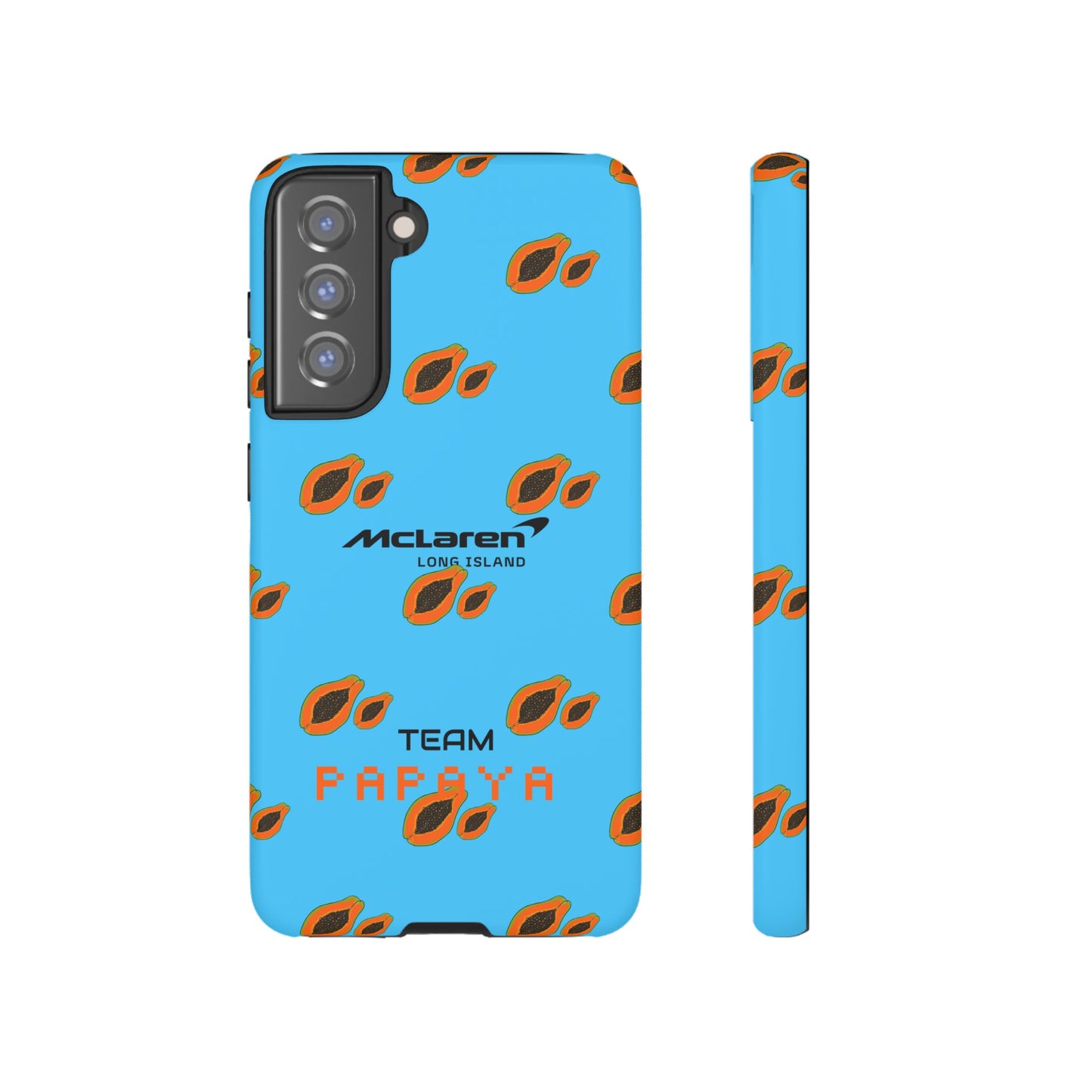 McLaren Long Island Team Papaya Impact-Resistant Phone Case - Sleek & Stylish