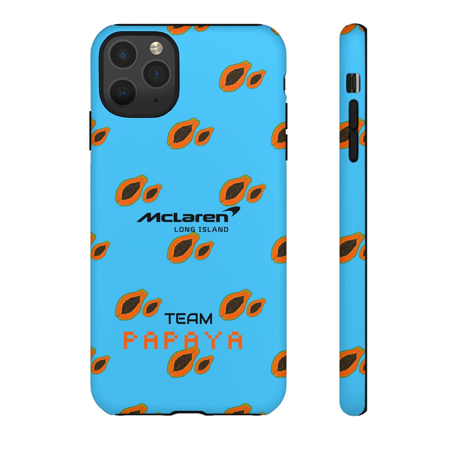 McLaren Long Island Team Papaya Impact-Resistant Phone Case - Sleek & Stylish