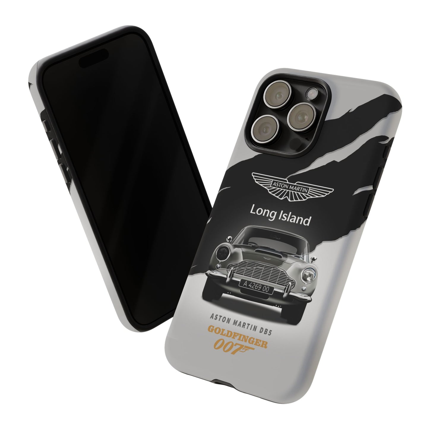 Aston Martin Long Island Phone Case Aston Martin DB5 Goldfinger 007 inspired Phone case (iPhone 8-17)