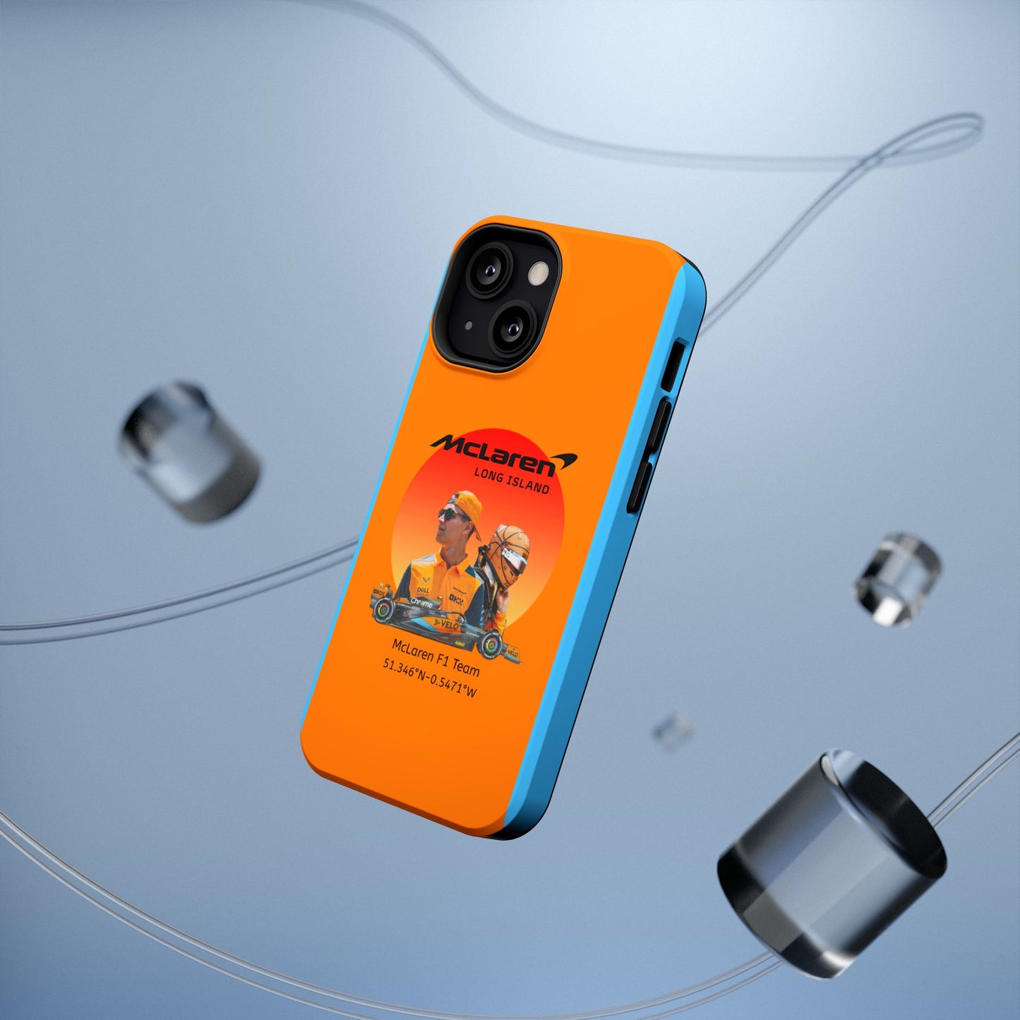 McLaren Long Island McLaren F1 inspired Lando Norris Impact-Resistant Phone Case - Sleek & Stylish