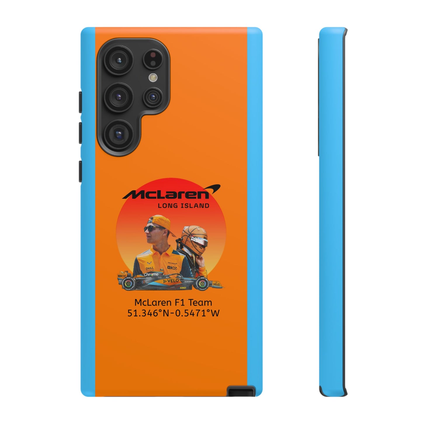 McLaren Long Island McLaren F1 inspired Lando Norris Impact-Resistant Phone Case - Sleek & Stylish