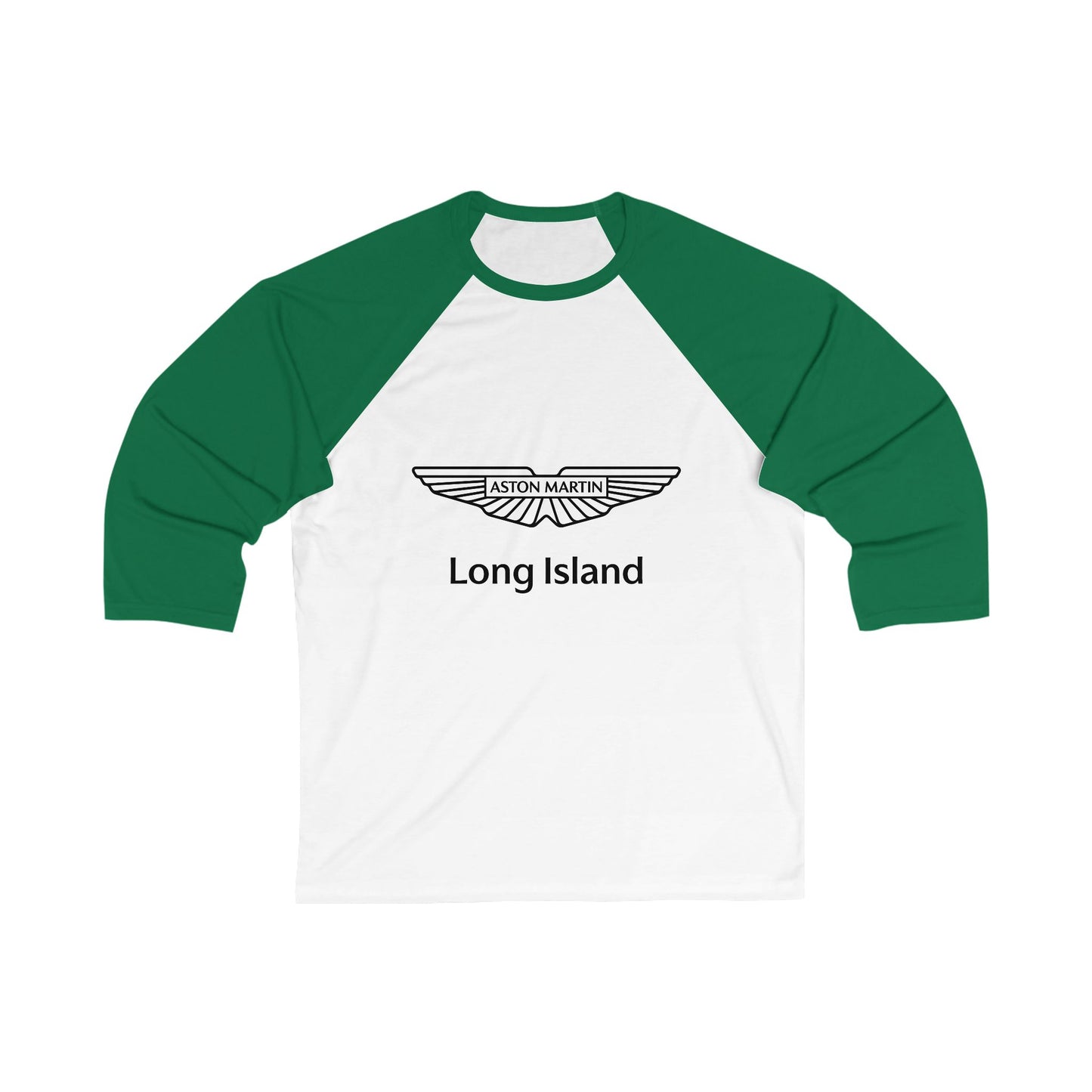 Aston Martin Long island / Lance Stroll F1 Team Inspired Stylish Unisex Baseball Tee, Casual Retro Top
