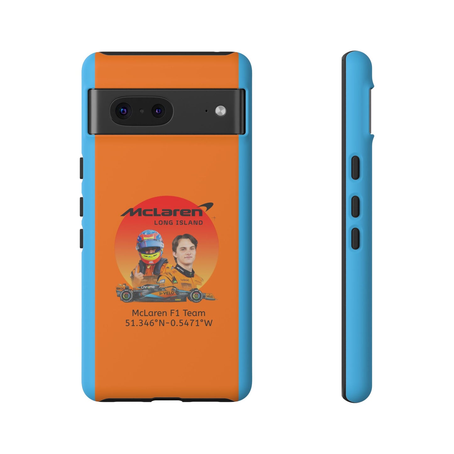 McLaren Long Island McLaren F1 inspired Oscar Piastri Impact-Resistant Phone Case - Sleek & Stylish