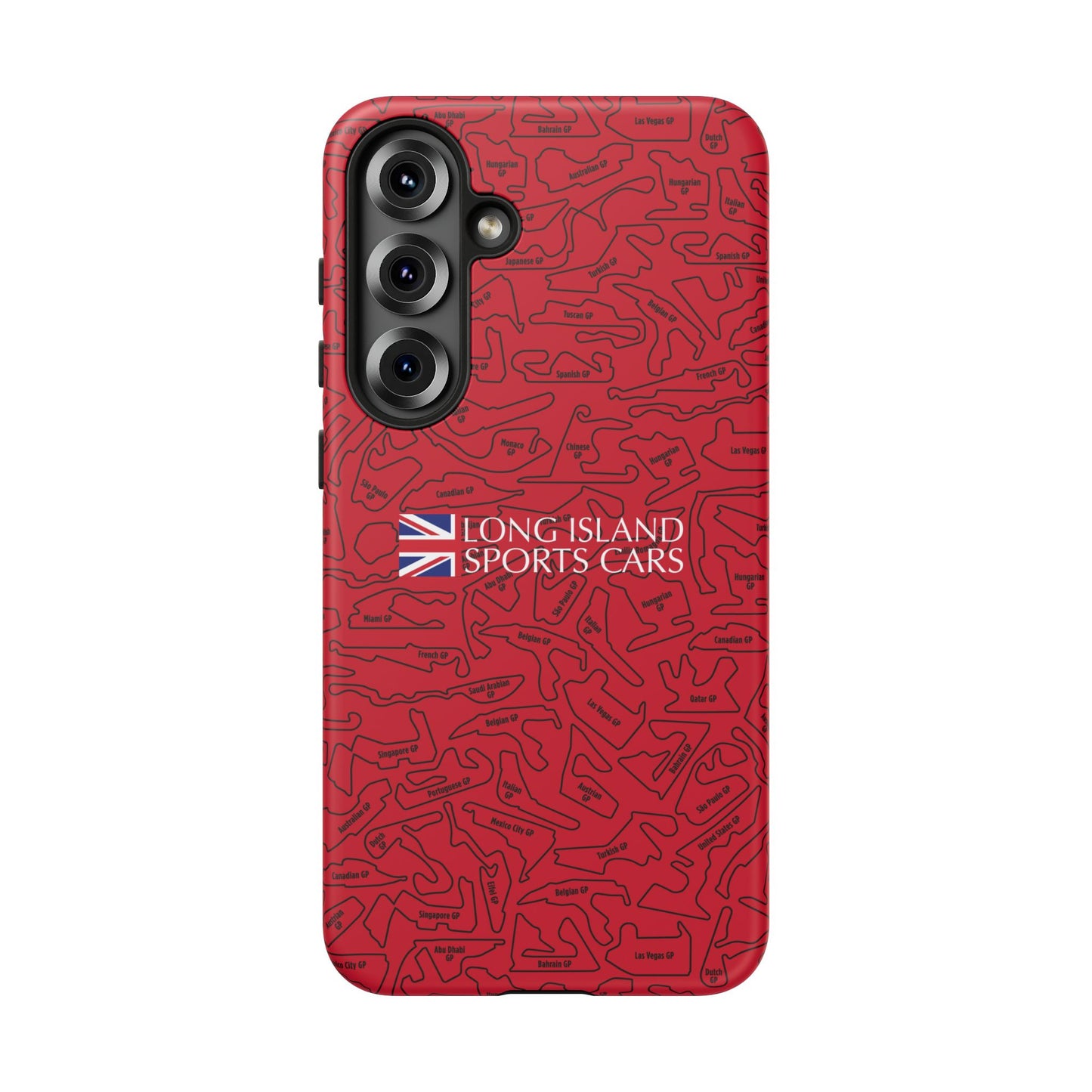 Long Island Sports Cars F1 race Track Inspired Impact-Resistant Phone Case